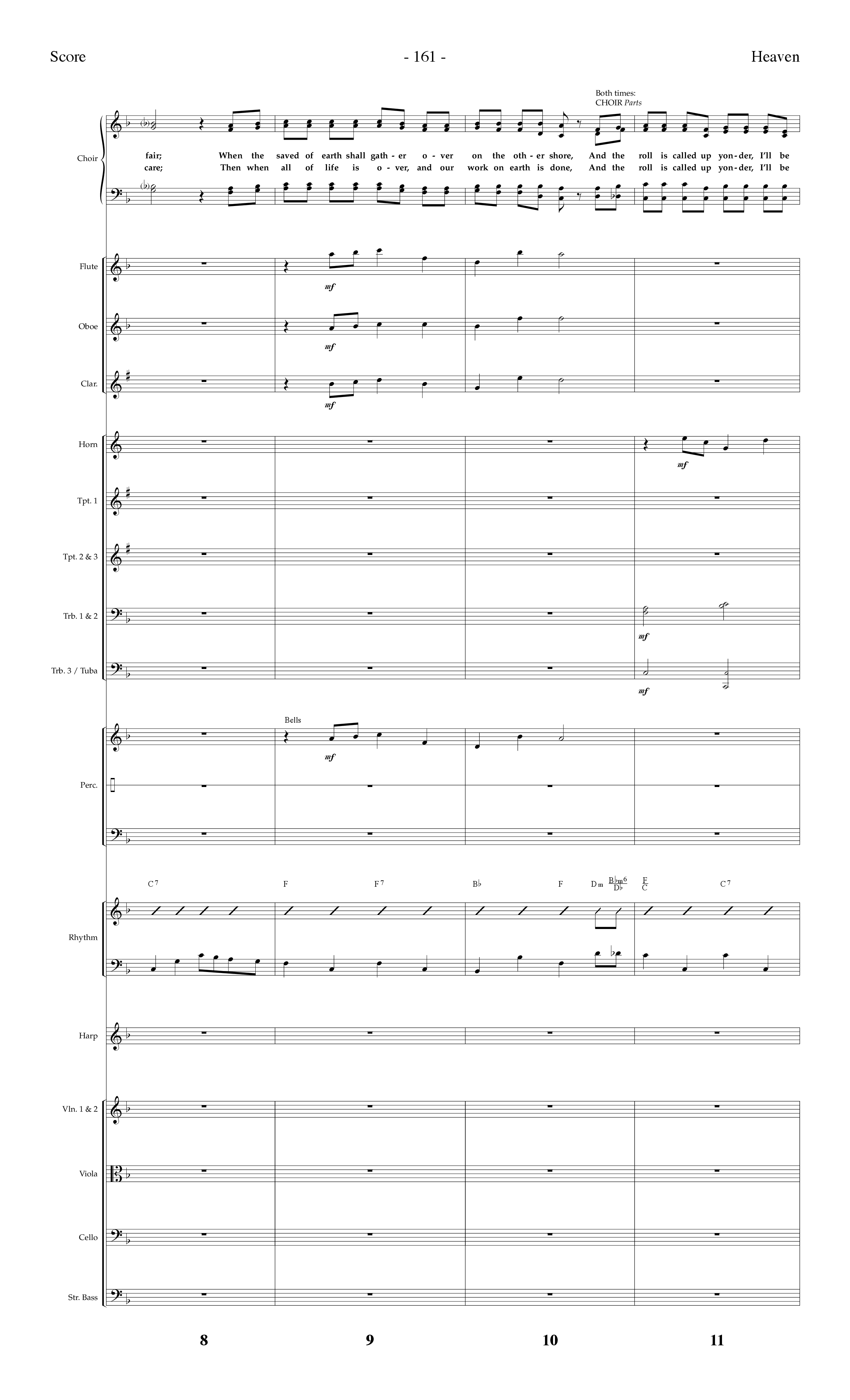 Heaven Medley (Choral Anthem SATB) Conductor's Score (Lifeway Choral / Arr. Dennis Allen)