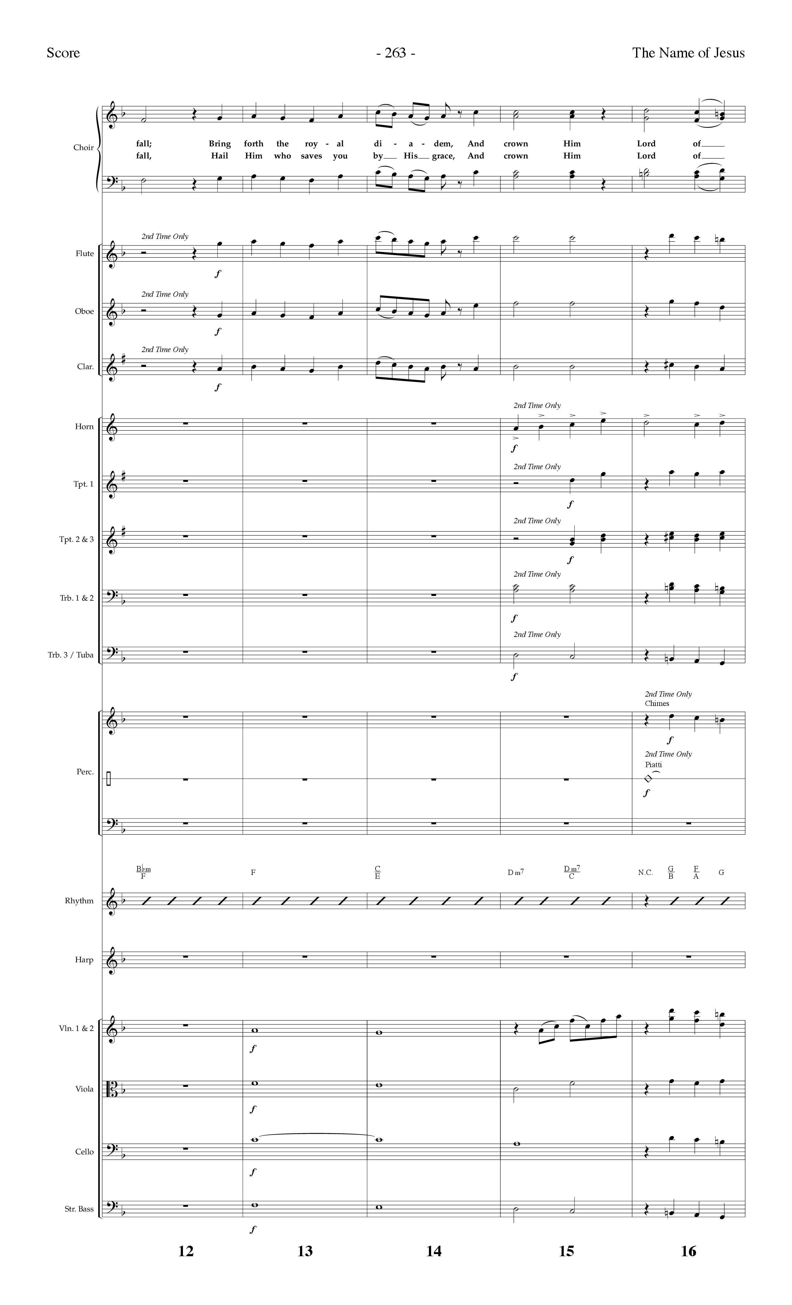 The Name Of Jesus Medley (Choral Anthem SATB) Orchestration (Lifeway Choral / Arr. Dennis Allen)