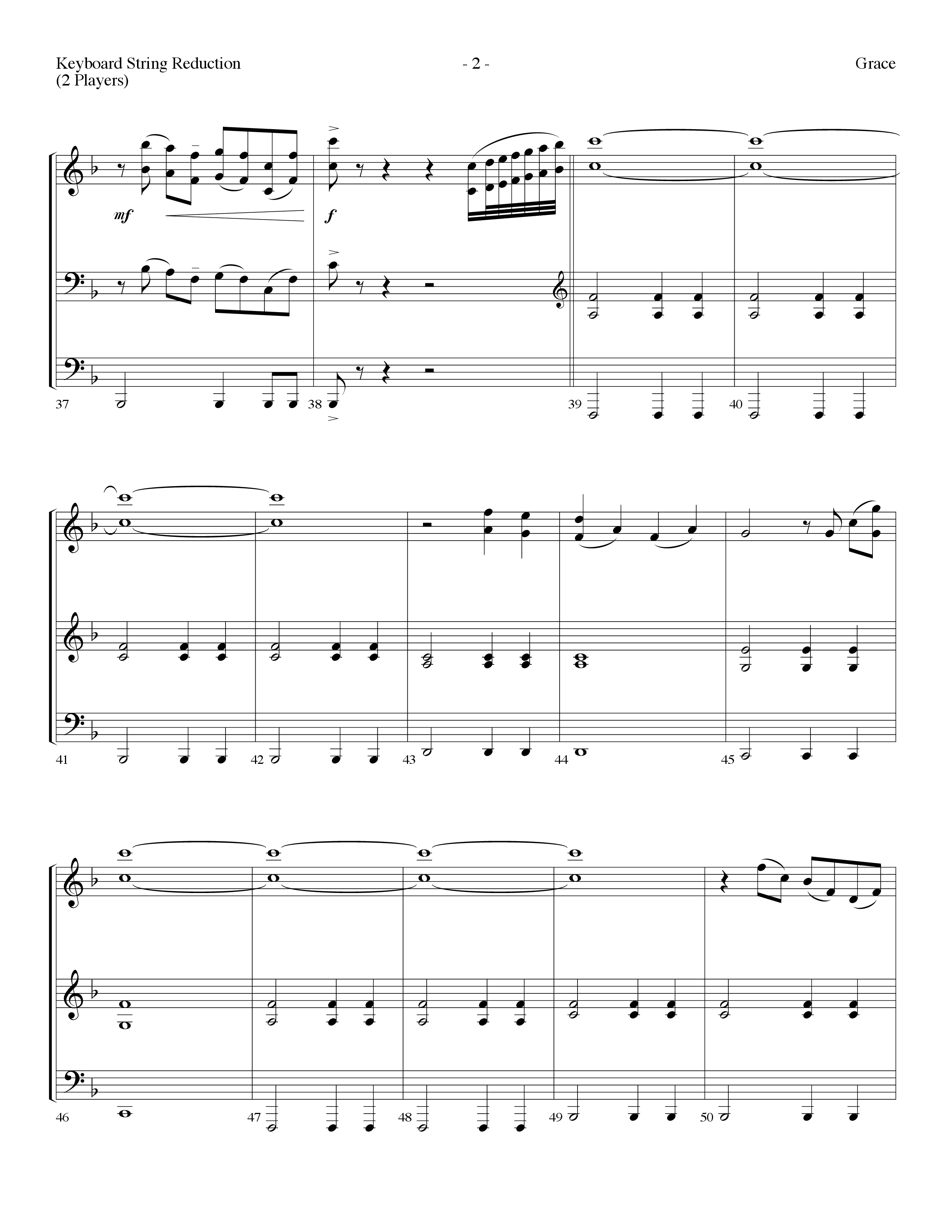Grace Medley (Choral Anthem SATB) String Reduction (Lifeway Choral / Arr. Dennis Allen)