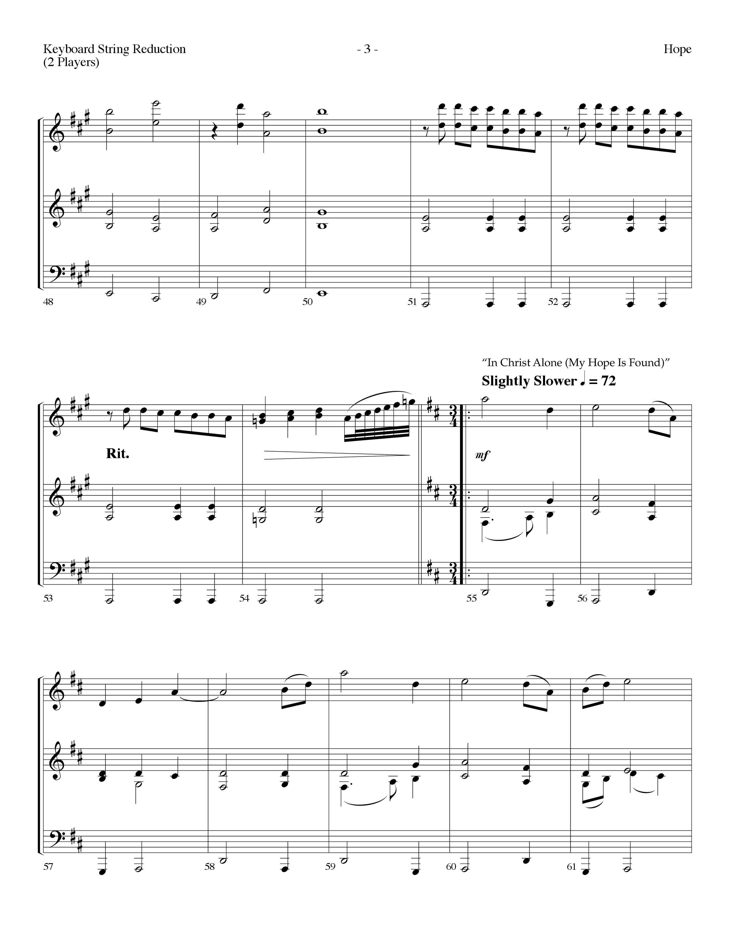 Hope Medley (with Cornerstone, In Christ Alone (My Hope Is Found), Come Behold The Wondrous Mystery) (Choral Anthem SATB) String Reduction (Lifeway Worship / Arr. Dennis Allen)