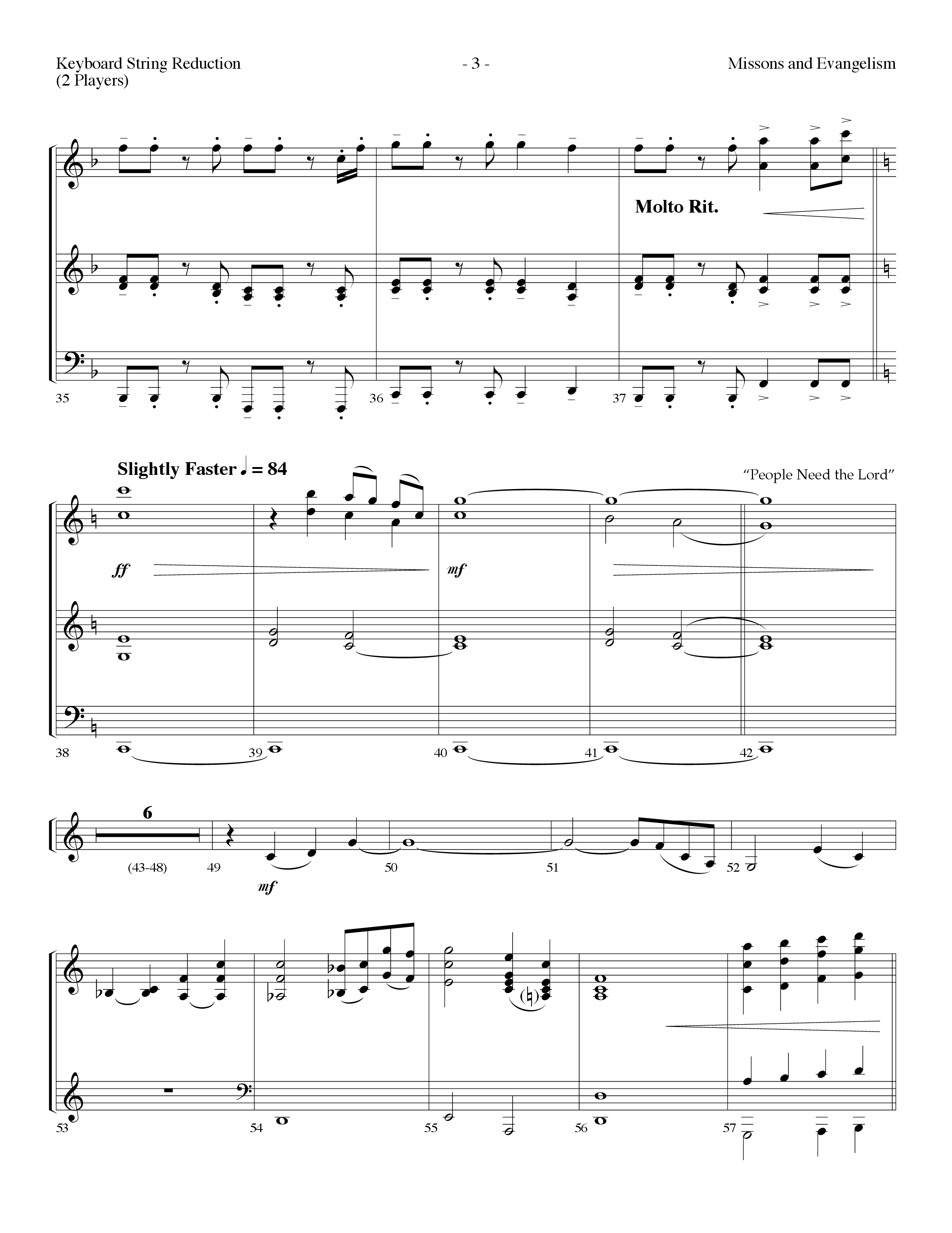 Missions And Evangelism Medley (Choral Anthem SATB) String Reduction (Lifeway Choral / Arr. Dennis Allen)