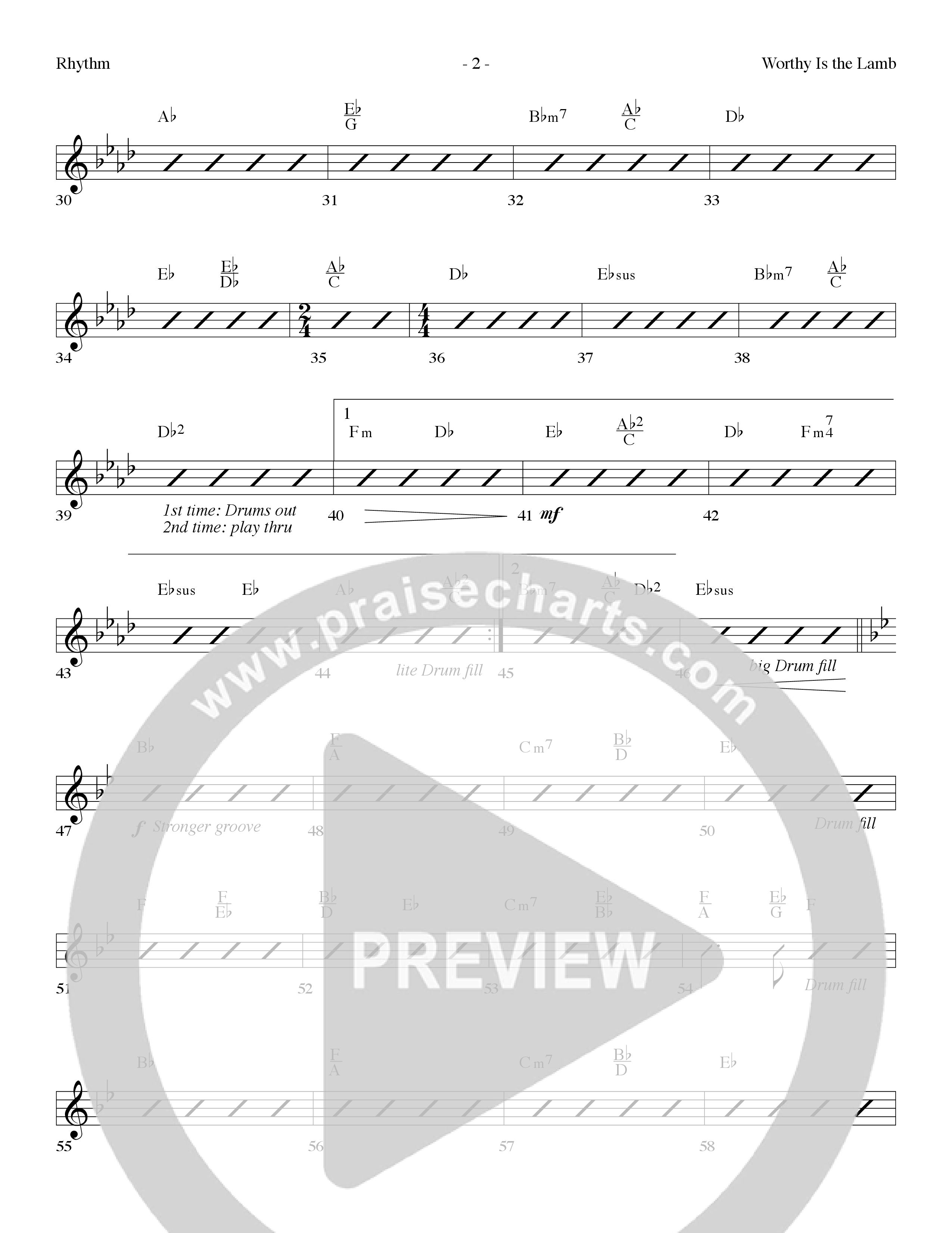 Because He Lives (7 Song Choral Collection) Song 3 (Lead & Chords) (Lifeway Choral / Arr. Dennis Allen)