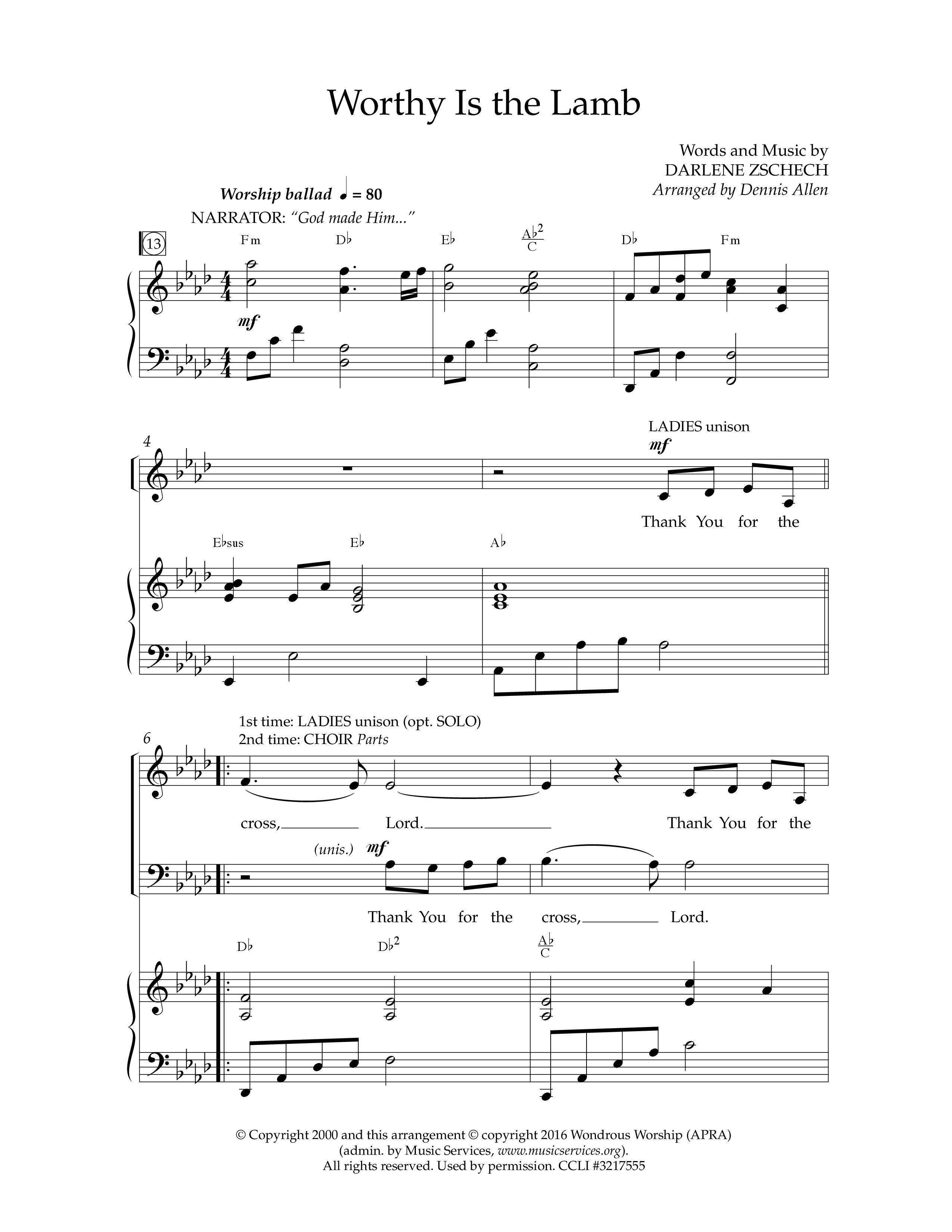 Because He Lives (7 Song Choral Collection) Song 3 (Piano SATB) (Lifeway Choral / Arr. Dennis Allen)