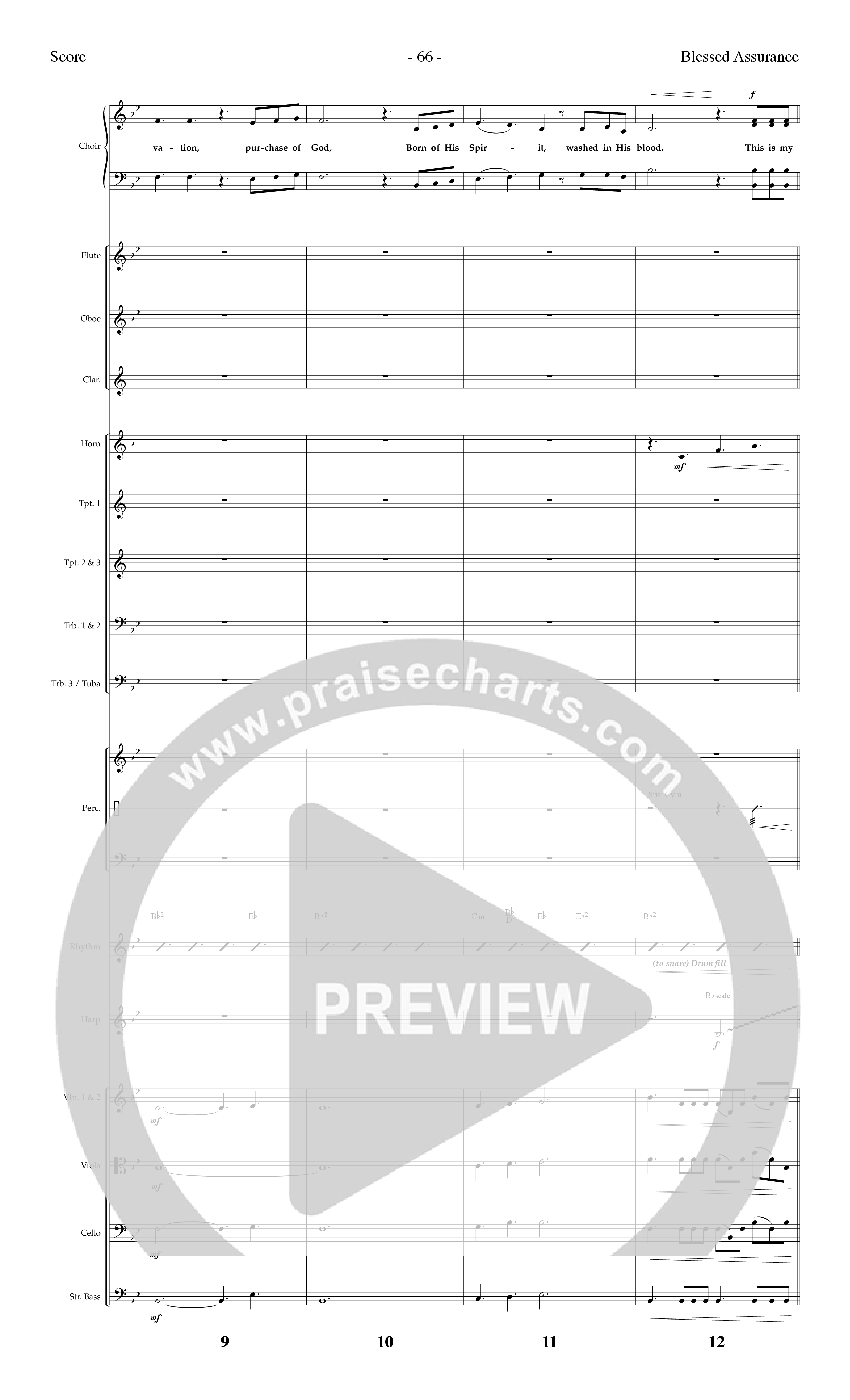 Because He Lives (7 Song Choral Collection) Song 4 (Orchestration) (Lifeway Choral / Arr. Dennis Allen)