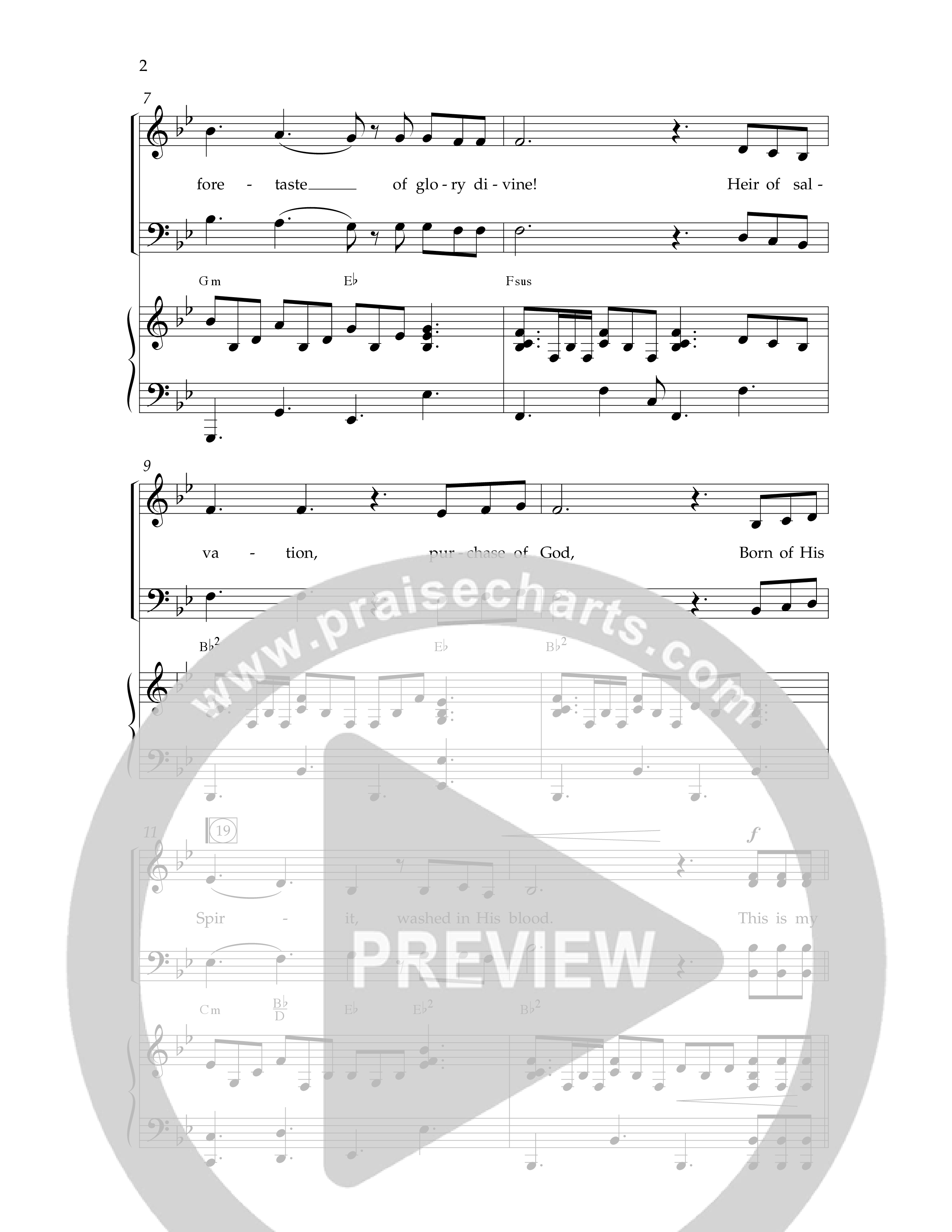 Because He Lives (7 Song Choral Collection) Song 4 (Piano SATB) (Lifeway Choral / Arr. Dennis Allen)