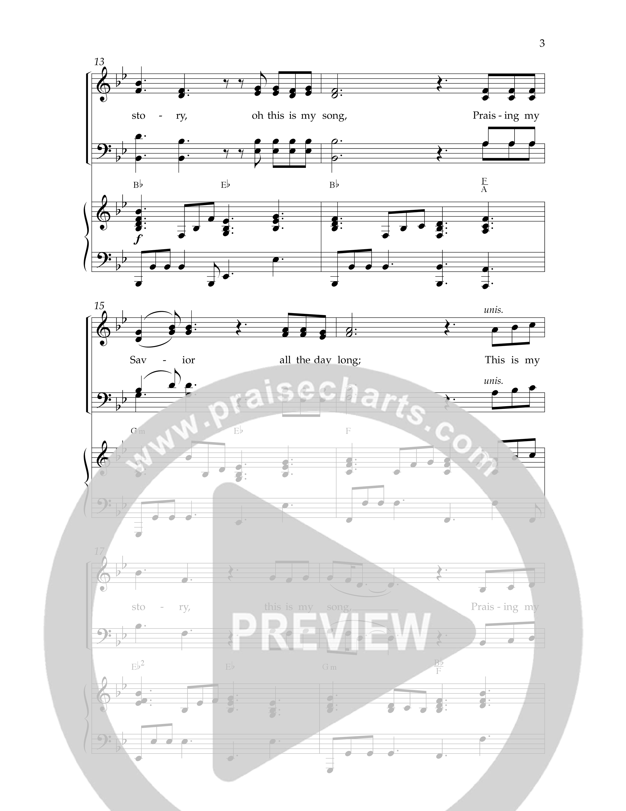 Because He Lives (7 Song Choral Collection) Song 4 (Piano SATB) (Lifeway Choral / Arr. Dennis Allen)