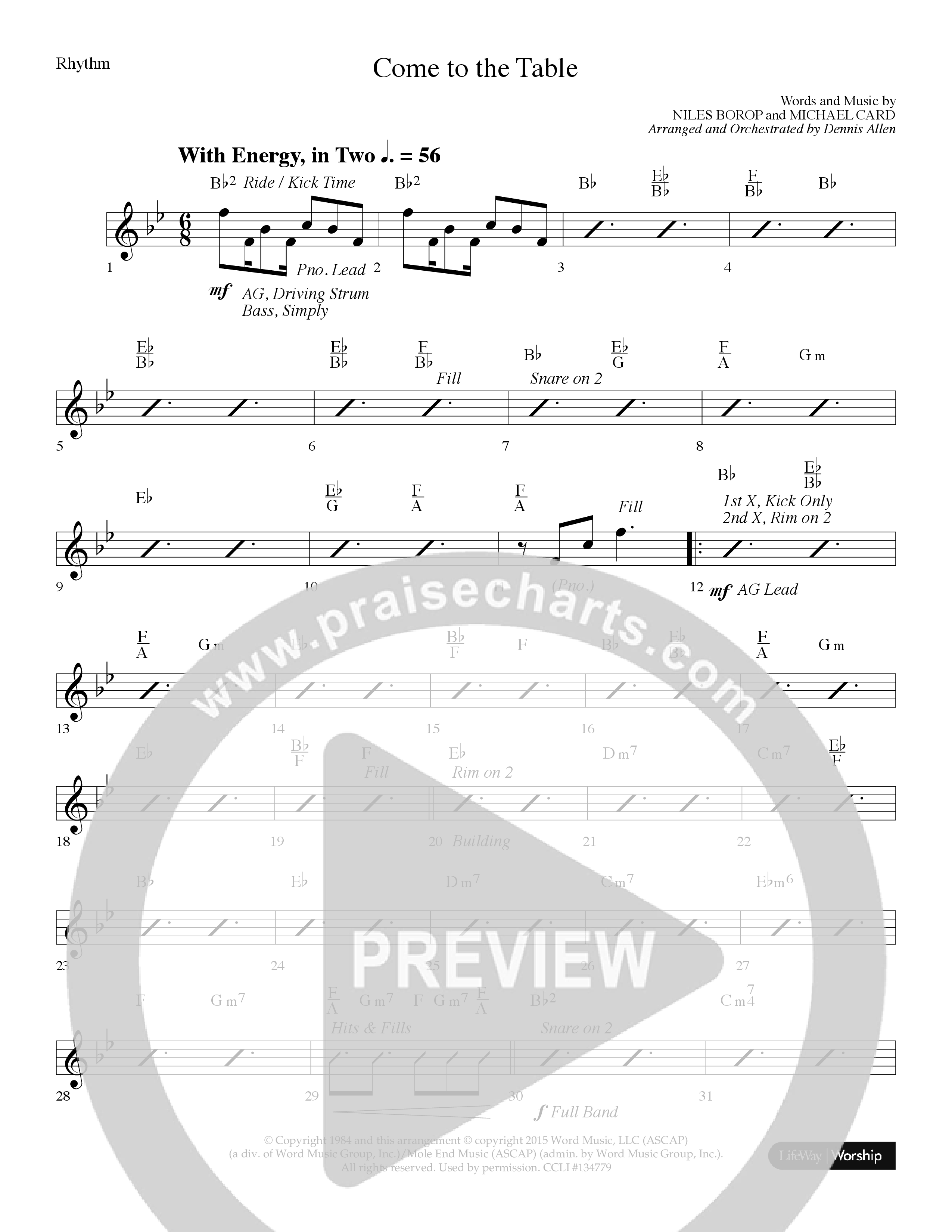 Behold The Lamb (7 Song Choral Collection) Song 2 (Rhythm) (Lifeway Choral / Arr. Dennis Allen)