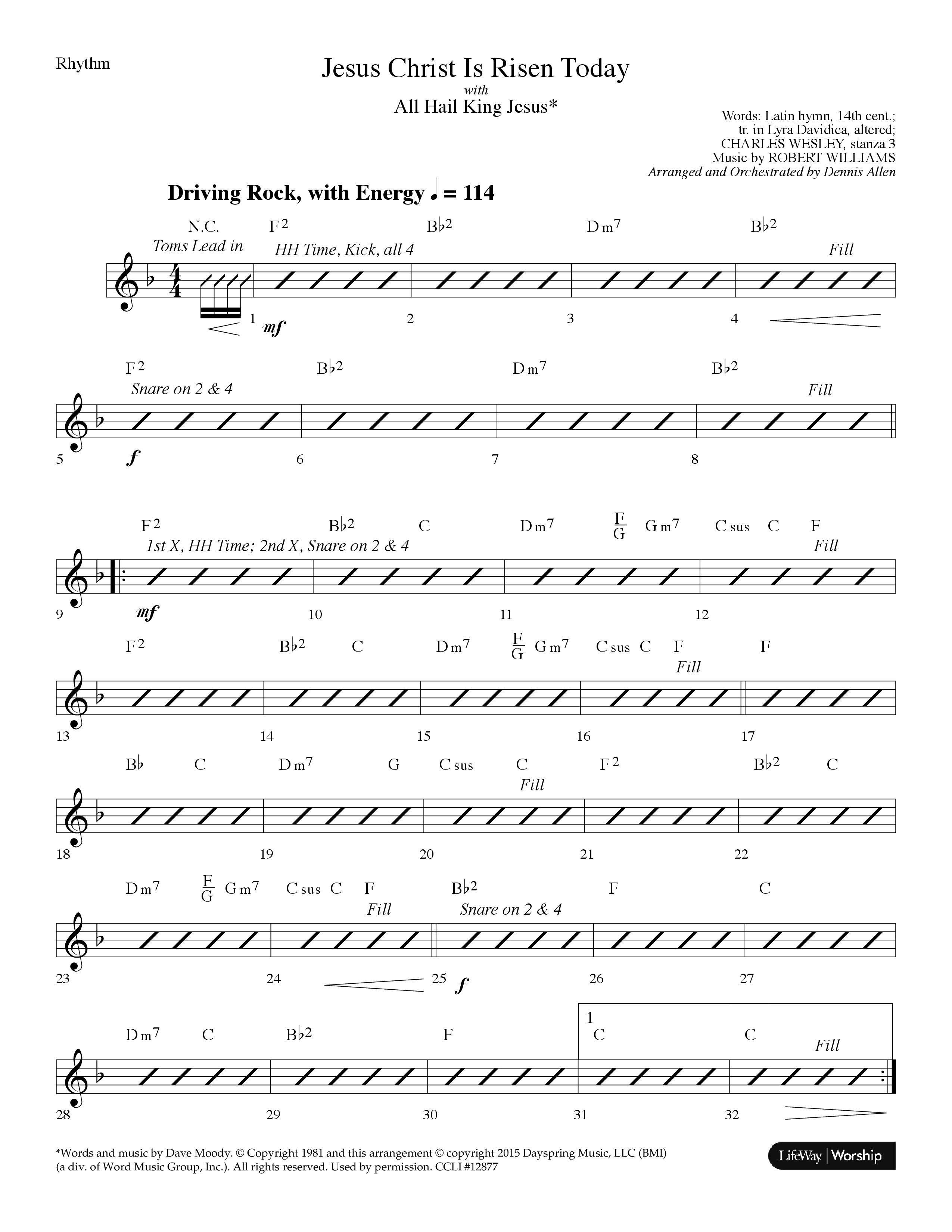 Behold The Lamb (7 Song Choral Collection) Song 6 (Rhythm) (Lifeway Choral / Arr. Dennis Allen)