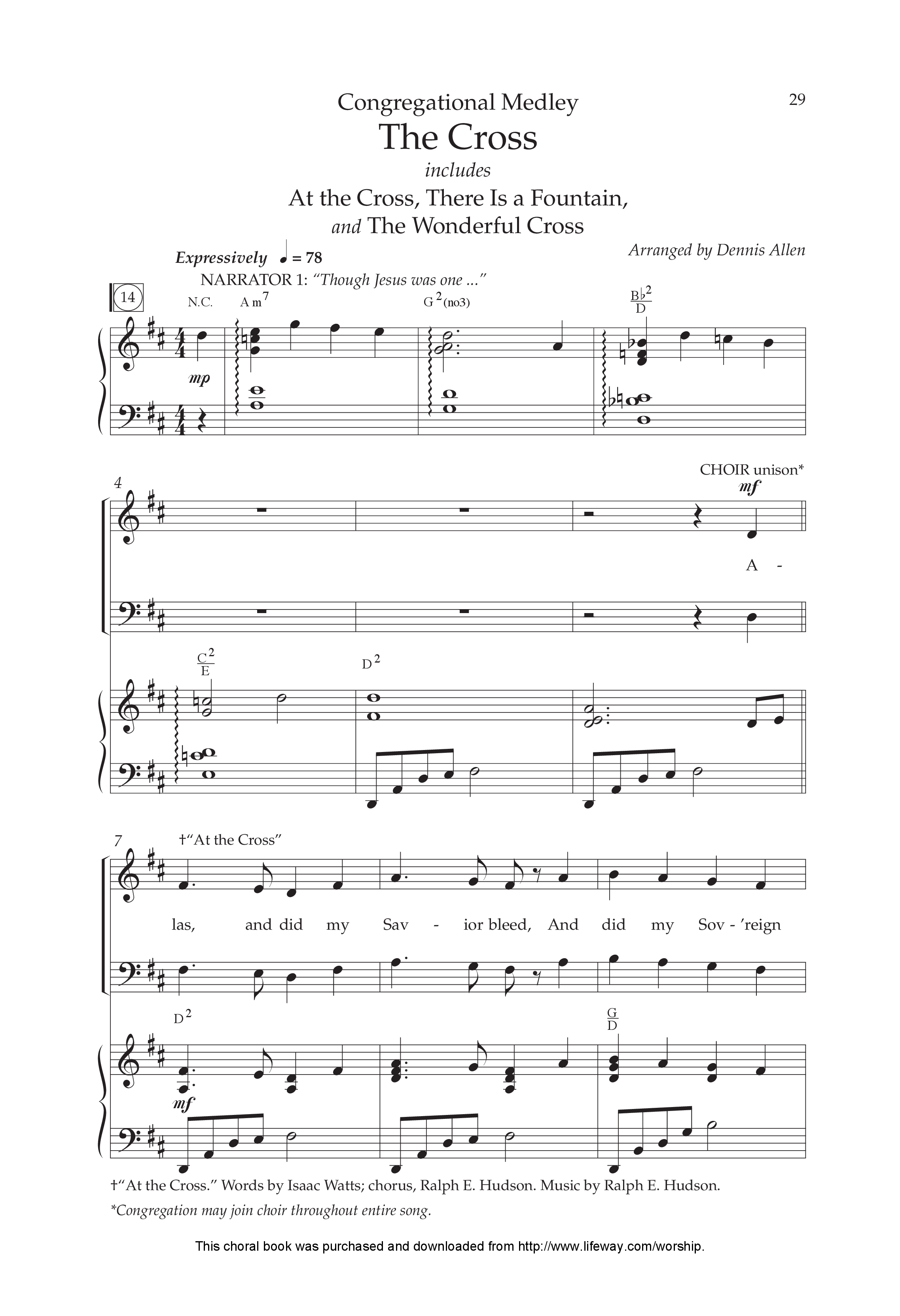 King Of Kings (7 Song Choral Collection) Song 3 (Piano SATB) (Lifeway Choral / Arr. Dennis Allen)