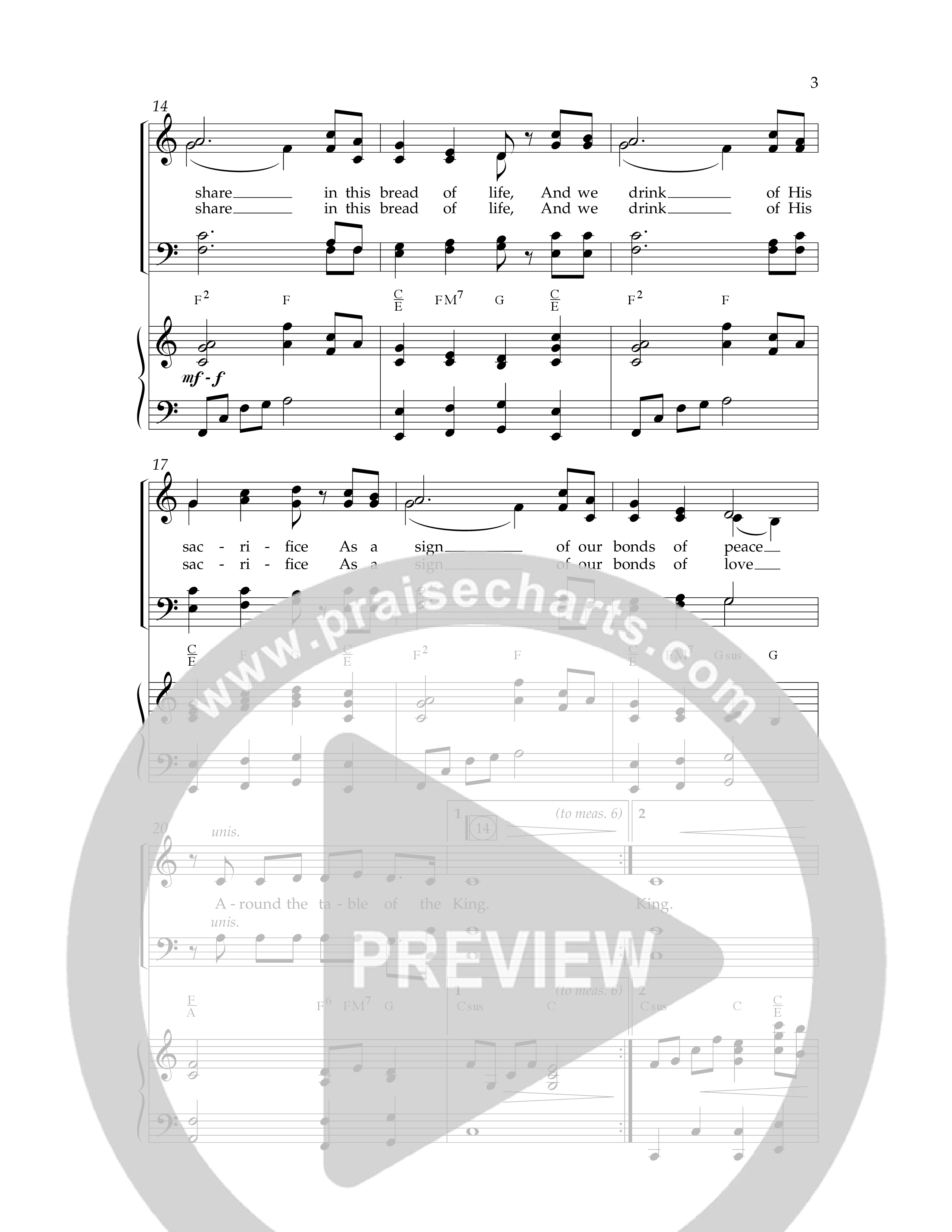 Behold The Lamb (Communion Hymn) (Choral Anthem SATB) Anthem (SATB/Piano) (Lifeway Choral / Arr. Dennis Allen)