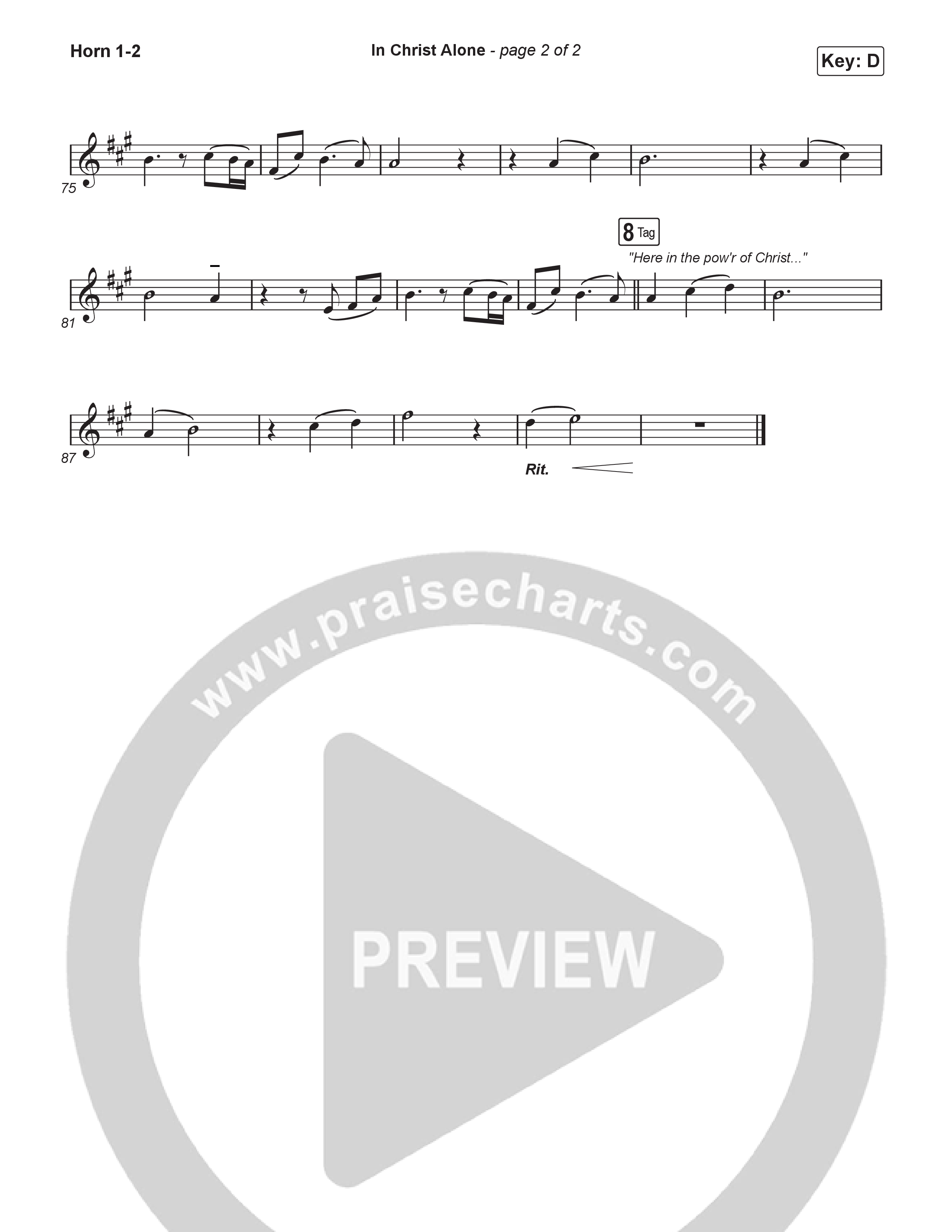 In Christ Alone (Choral/SATB) Brass Pack (Lily Cottrell / Arr. Travis Cottrell / Orch. Mason Brown)