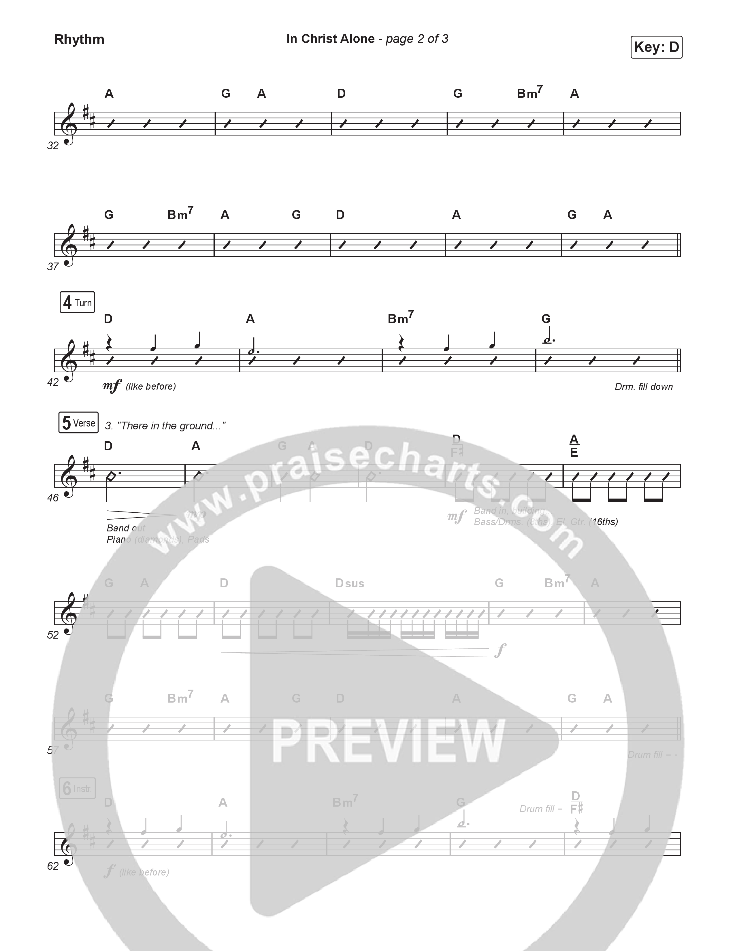 In Christ Alone (Choral/SATB) Rhythm Pack (Lily Cottrell / Arr. Travis Cottrell / Orch. Mason Brown)