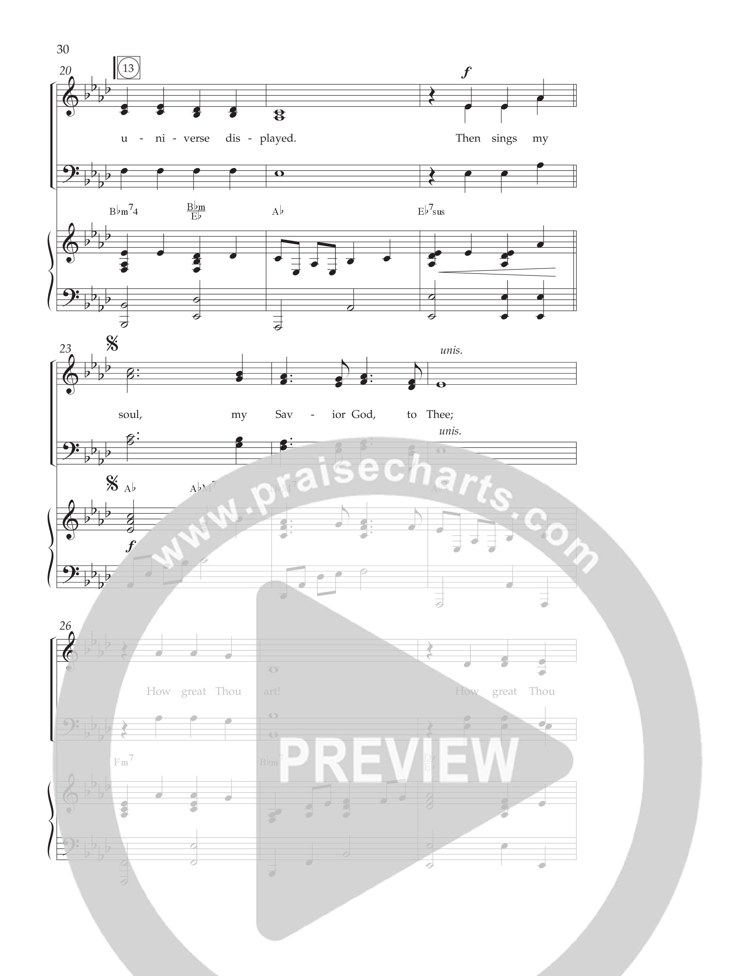 God So Loved The World (6 Song Choral Collection) Song 3 (Piano SATB) (Lifeway Choral / Arr. Dennis Allen)