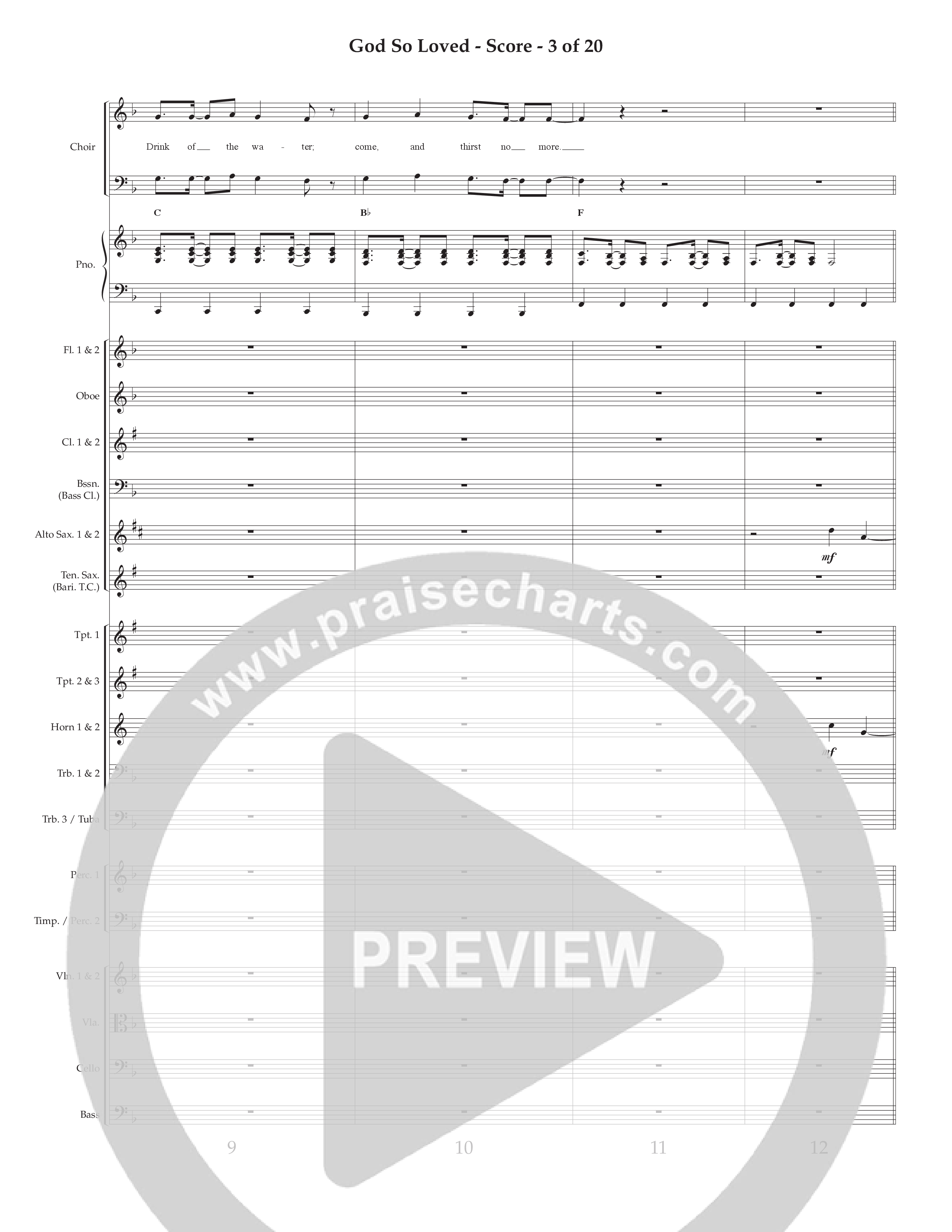 God So Loved The World (6 Song Choral Collection) Song 6 (Orchestration) (Lifeway Choral / Arr. Dennis Allen)