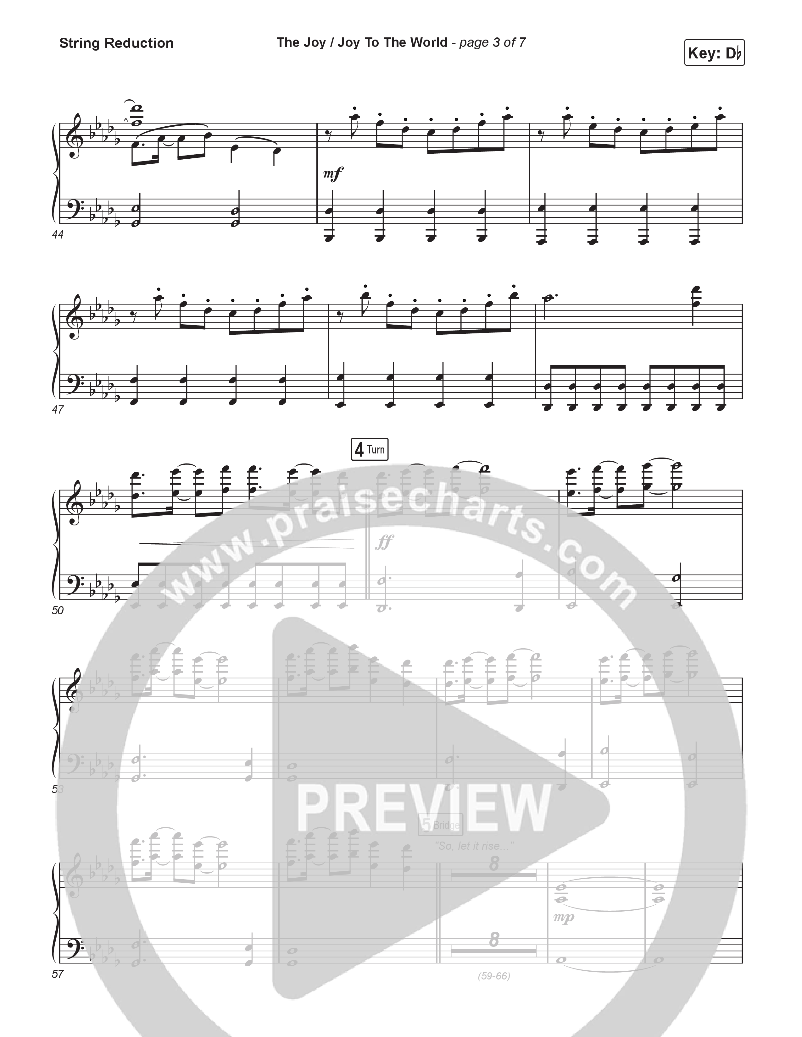 The Joy / Joy To The World (Choral Anthem SATB) String Reduction (The Belonging Co / David Dennis / Arr. Luke Gambill)