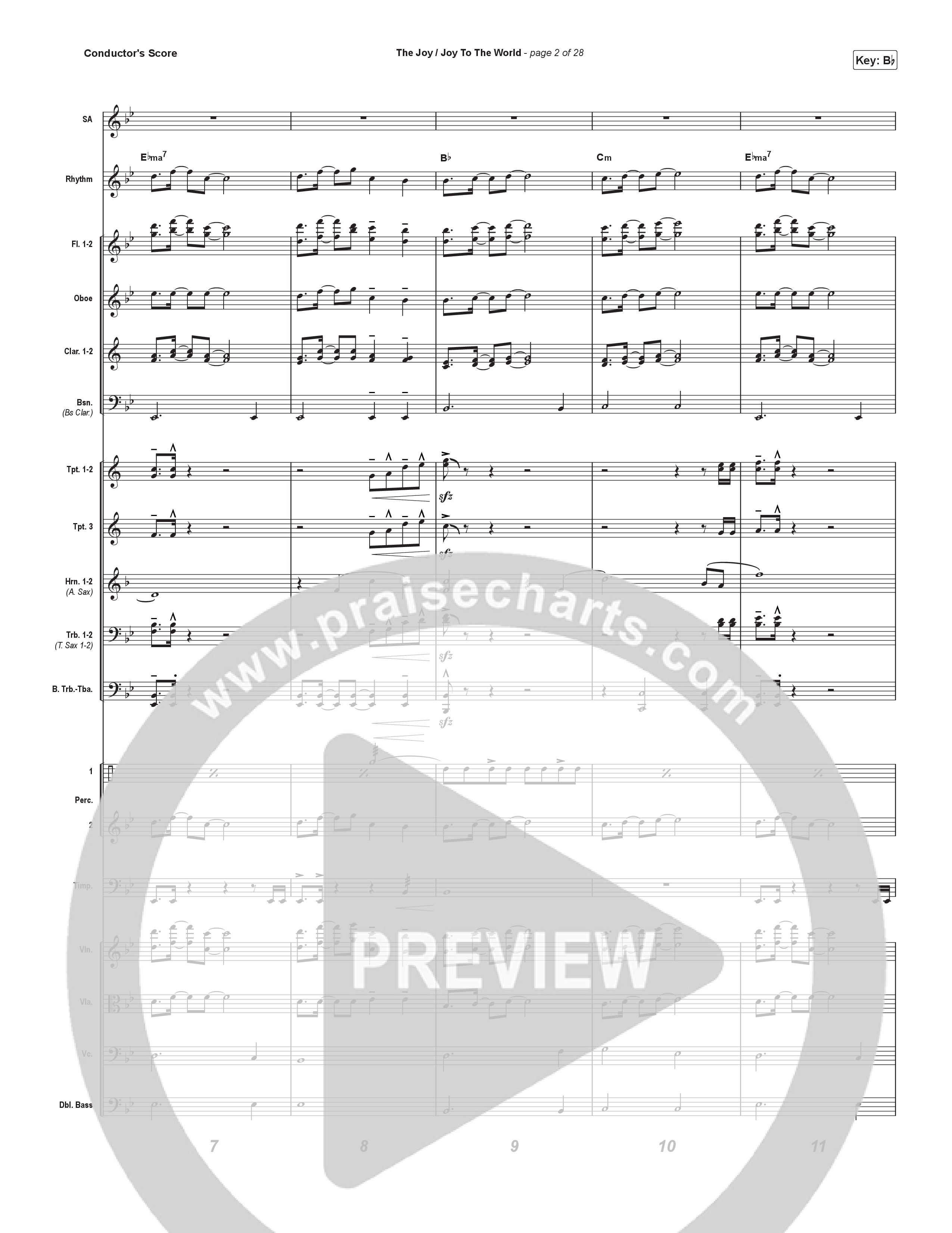 The Joy / Joy To The World (Sing It Now) Conductor's Score (The Belonging Co / David Dennis / Arr. Luke Gambill)