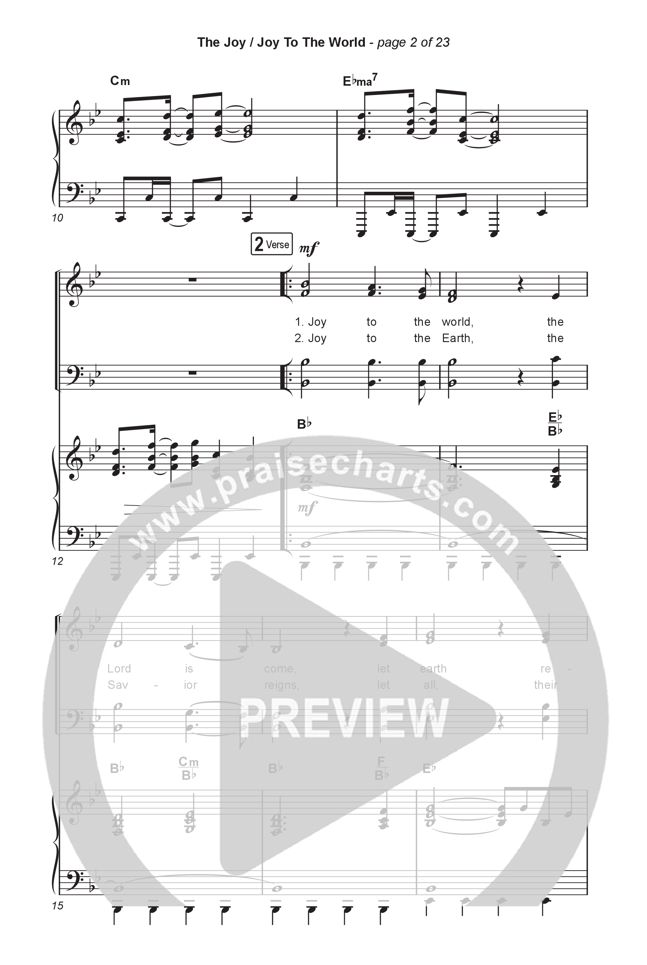 The Joy / Joy To The World (Sing It Now) Octavo (SATB & Pno) (The Belonging Co / David Dennis / Arr. Luke Gambill)