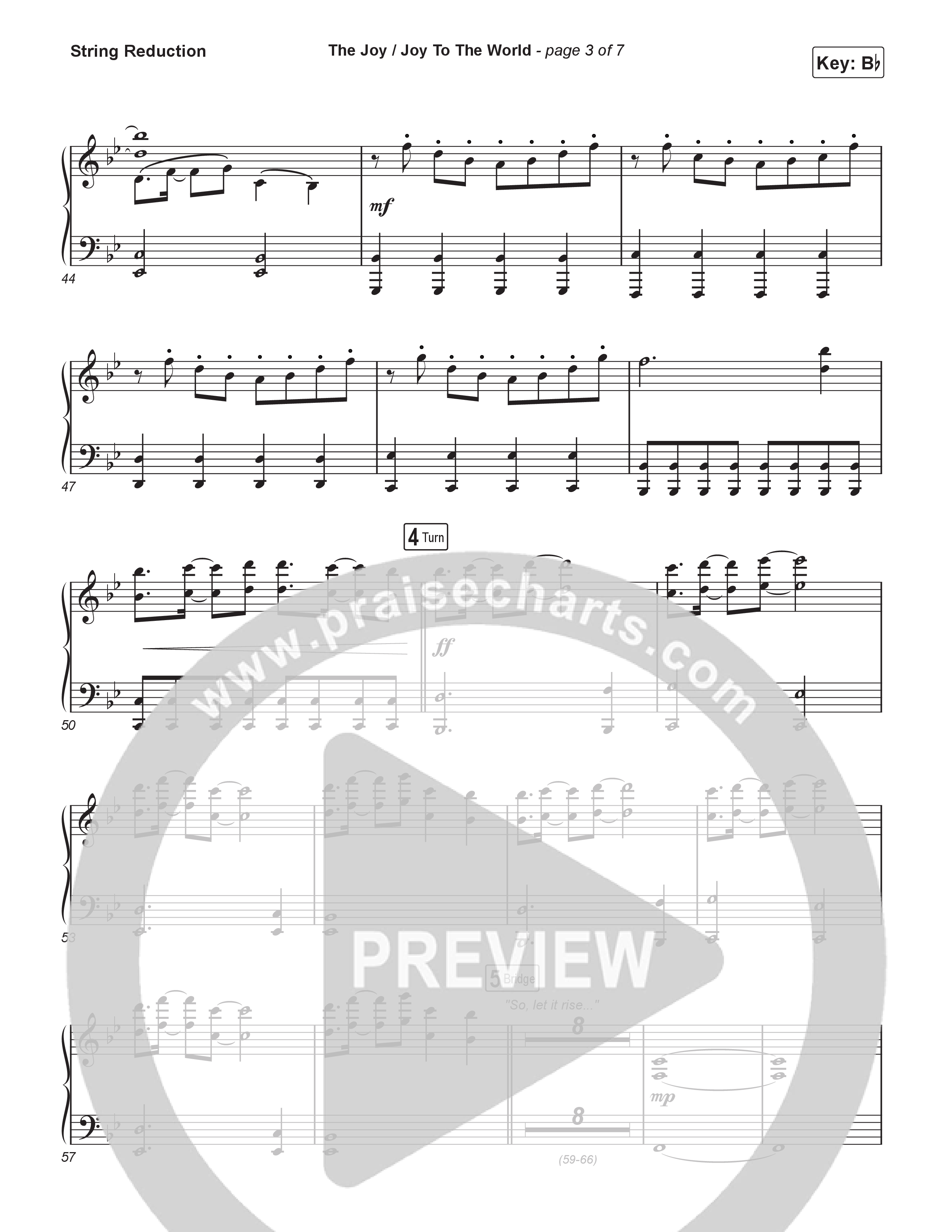 The Joy / Joy To The World (Unison/2-Part) String Reduction (The Belonging Co / David Dennis / Arr. Luke Gambill)