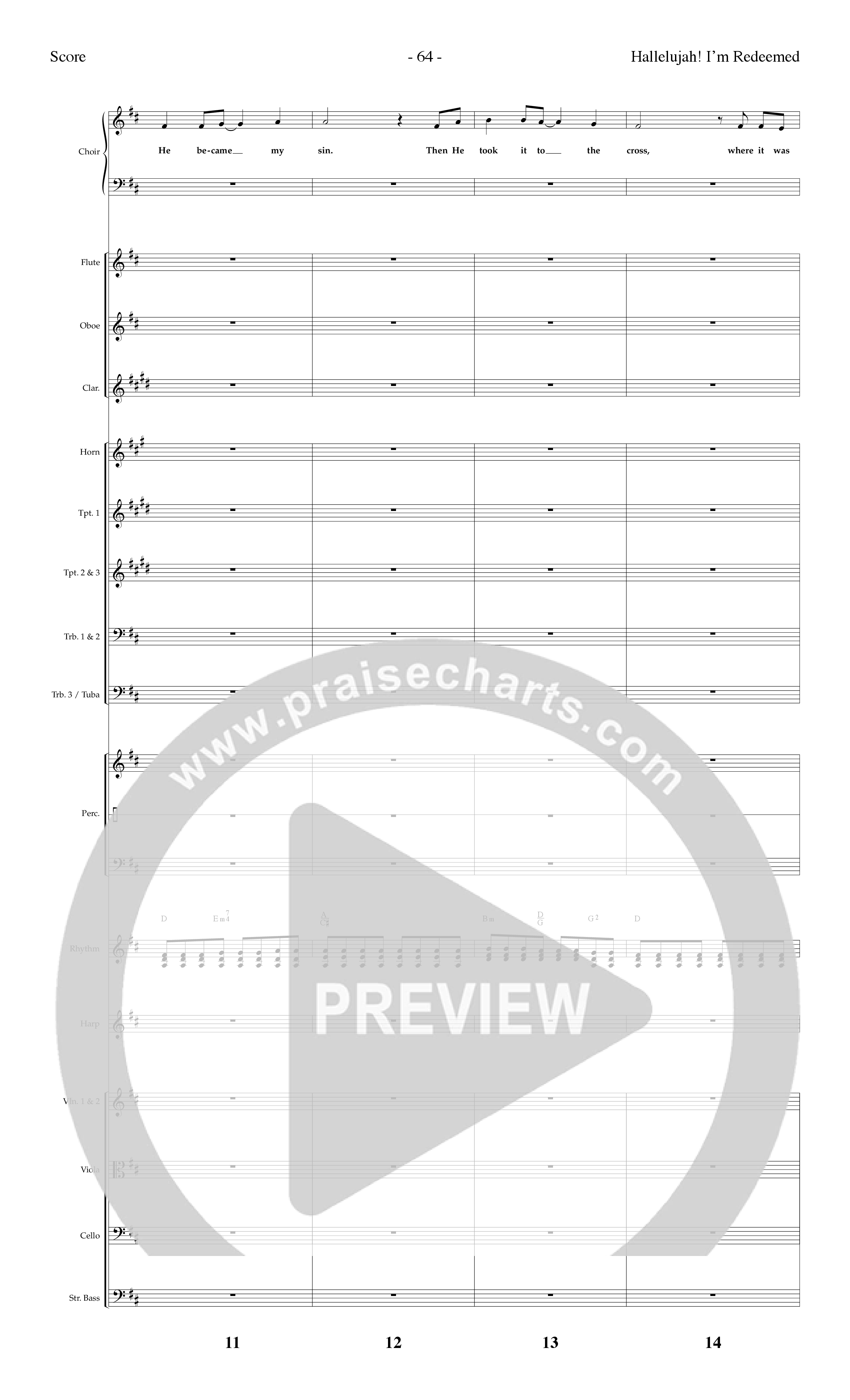 Blessed Redeemer (7 Song Choral Collection) Song 4 (Orchestration) (Lifeway Choral / Arr. Dennis Allen)