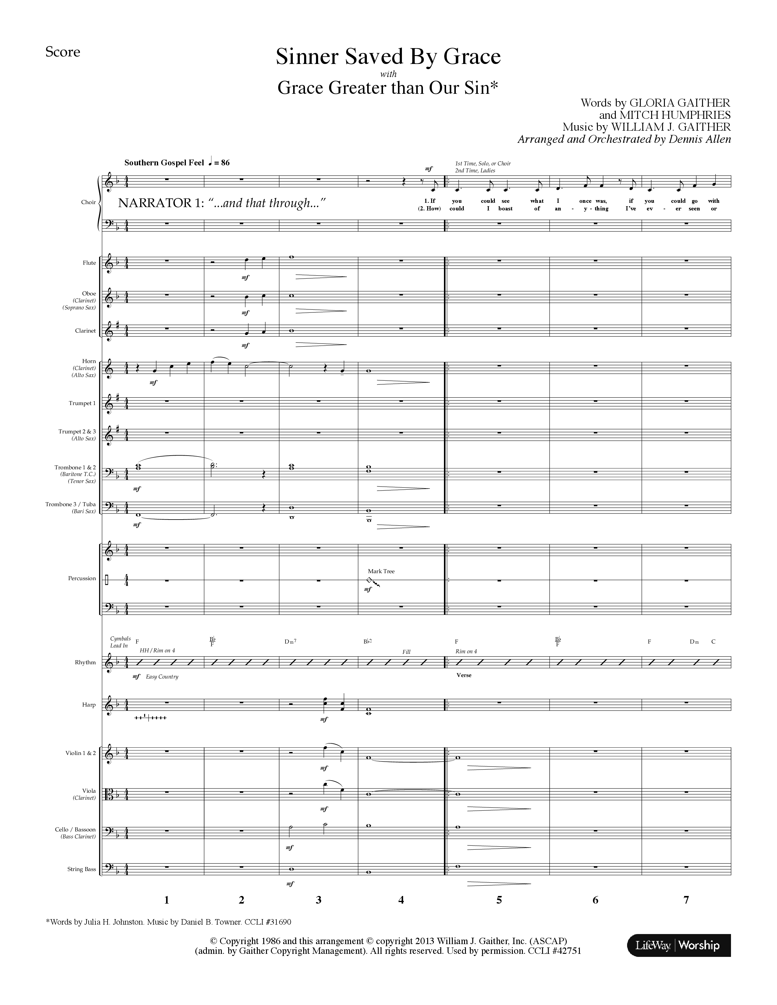 Jesus Messiah (8 Song Choral Collection) Song 6 (Orchestration) (Lifeway Choral / Arr. Dennis Allen)