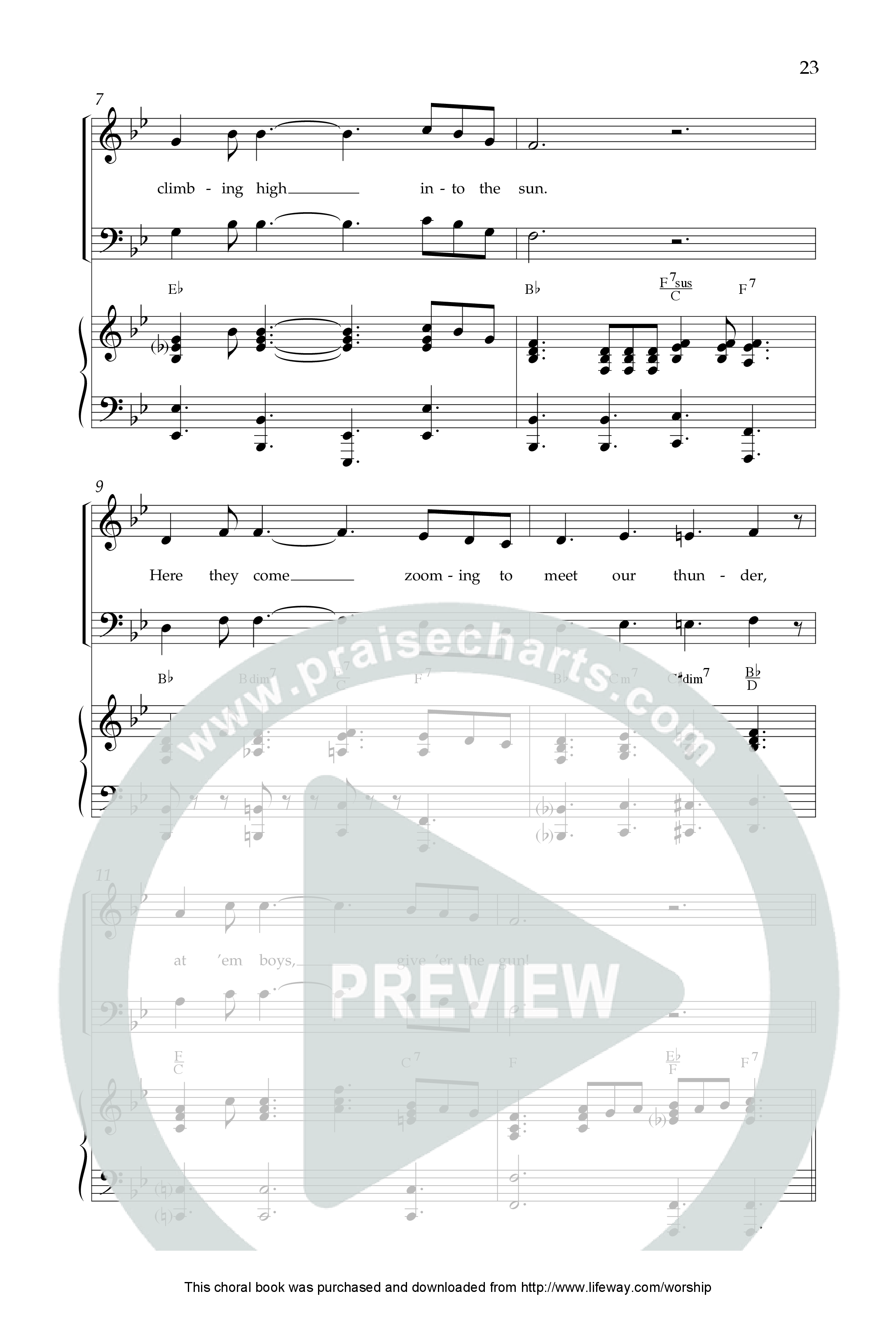 Salute To The Armed Forces Medley (with The Air Force Song, The Army Goes Rolling Along (The Army So (Choral Anthem SATB) Anthem (SATB/Piano) (Lifeway Choral / Arr. Dennis Allen)