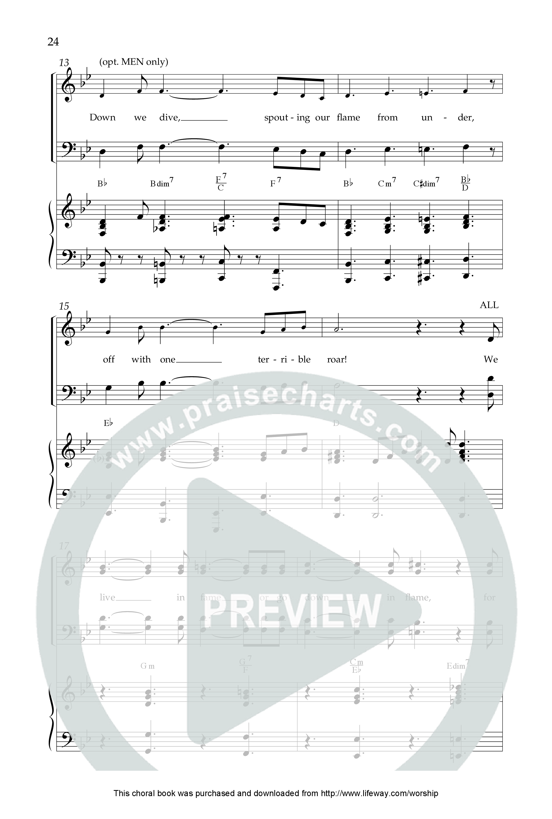 Salute To The Armed Forces Medley (with The Air Force Song, The Army Goes Rolling Along (The Army So (Choral Anthem SATB) Anthem (SATB/Piano) (Lifeway Choral / Arr. Dennis Allen)