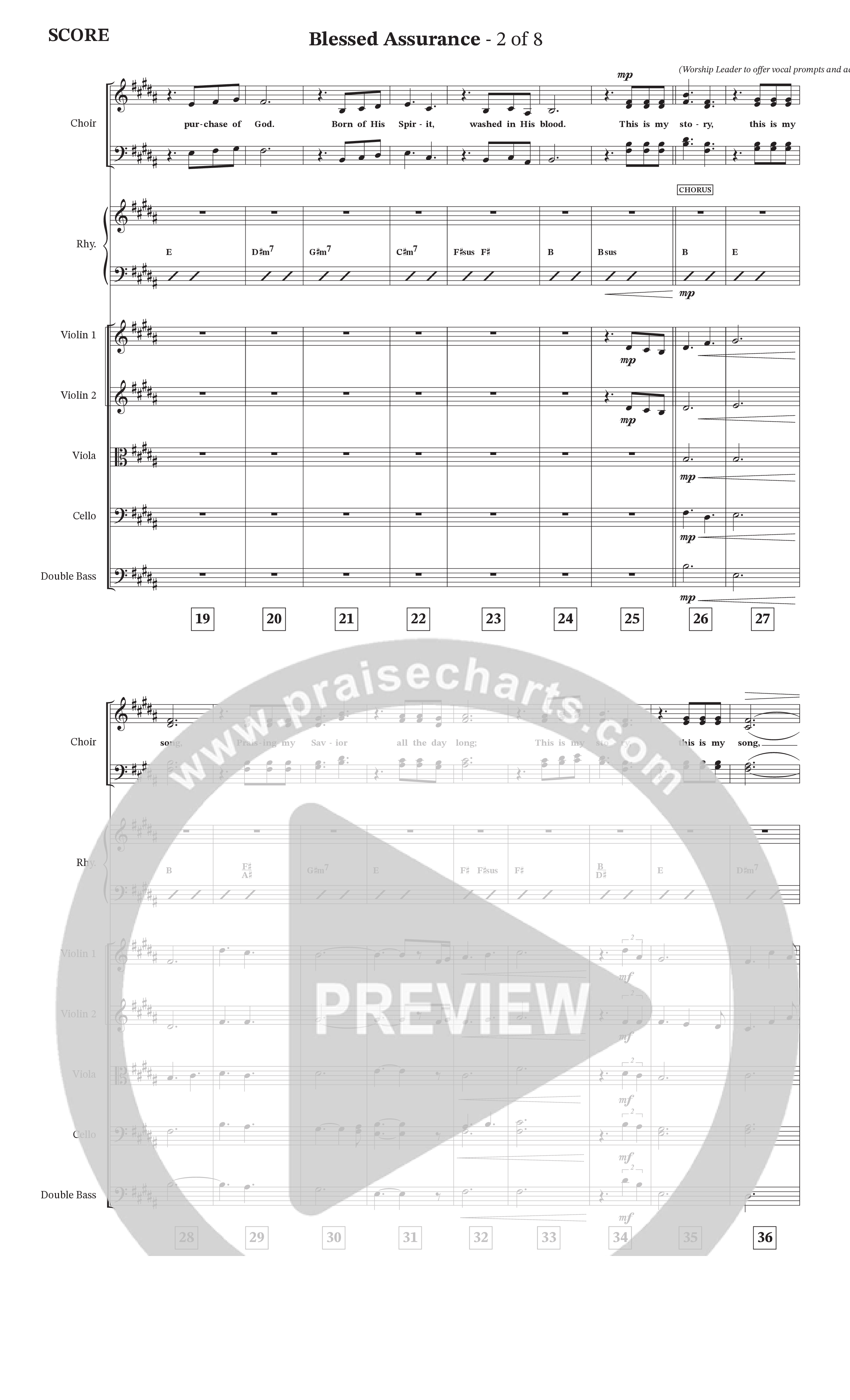Blessed Assurance Orchestration (StowTown Worship / Alvin Slaughter / Arr. Matthew Summers / Orch. Jim Hammerly)