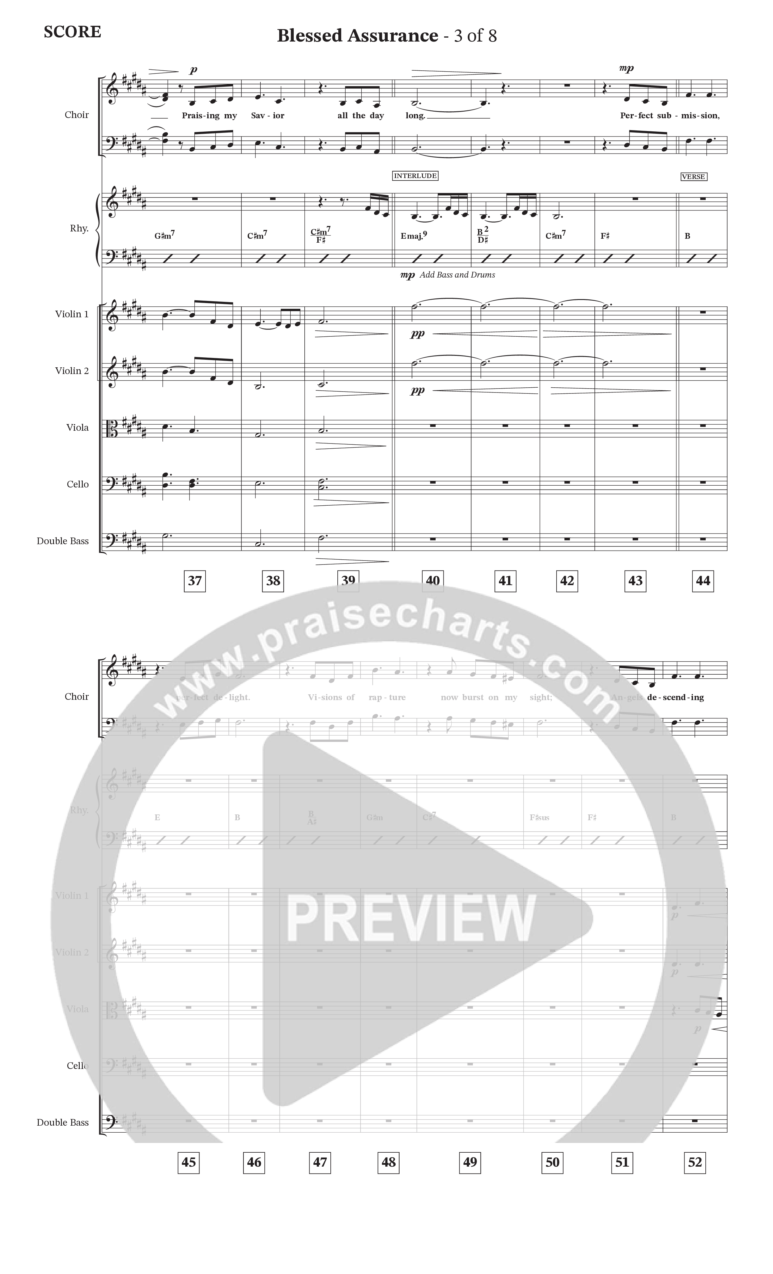 Blessed Assurance Orchestration (StowTown Worship / Alvin Slaughter / Arr. Matthew Summers / Orch. Jim Hammerly)