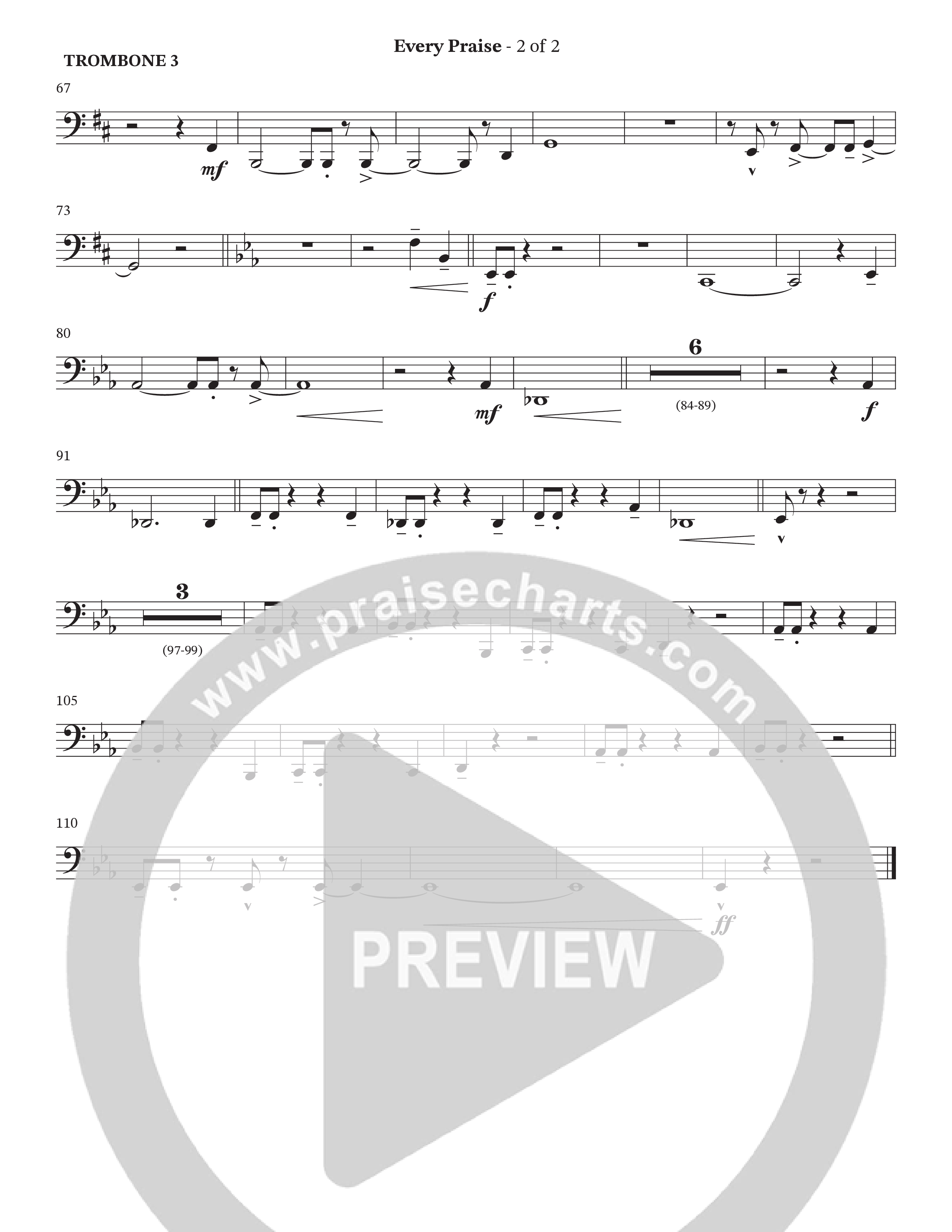 Every Praise Trombone 3 (StowTown Worship / Charles Billingsley / Arr. Matthew Summers / Orch. J. Daniel Smith)