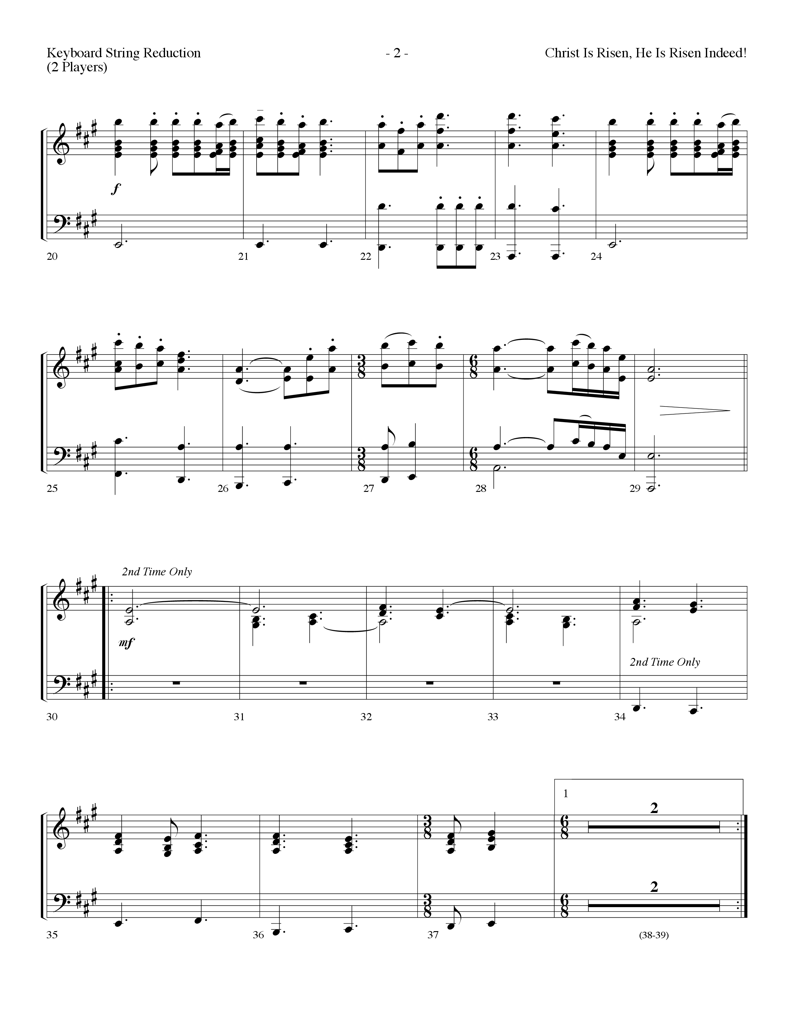 Christ Is Risen He Is Risen Indeed (Choral Anthem SATB) String Reduction (Lifeway Choral / Arr. Dennis Allen)