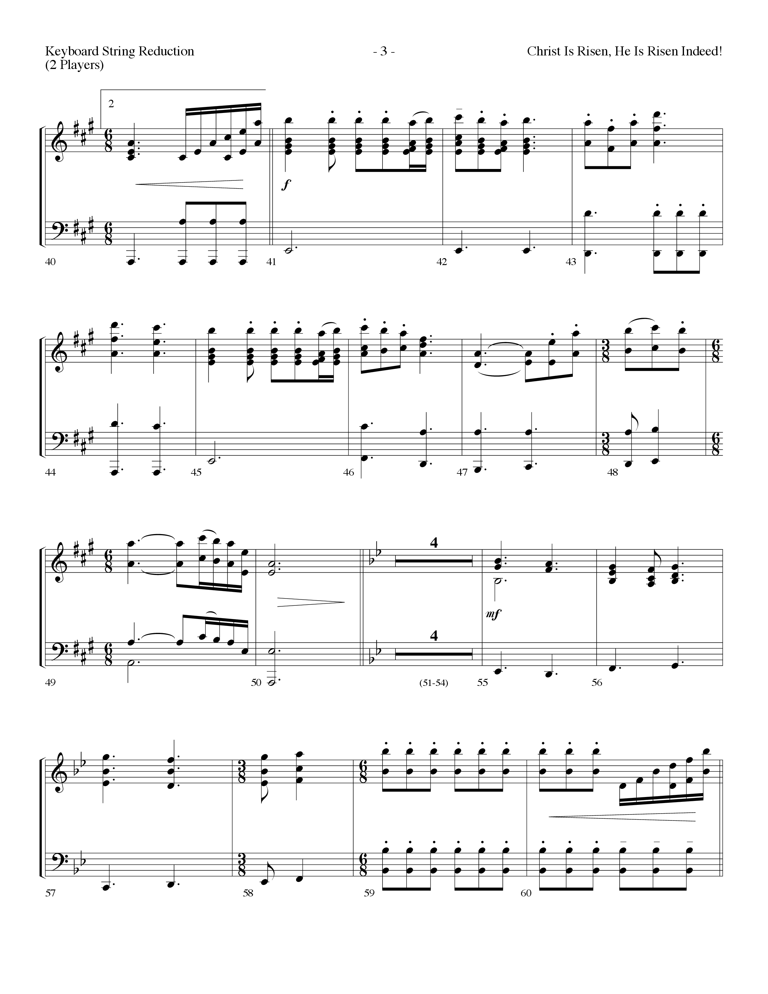 Christ Is Risen He Is Risen Indeed (Choral Anthem SATB) String Reduction (Lifeway Choral / Arr. Dennis Allen)