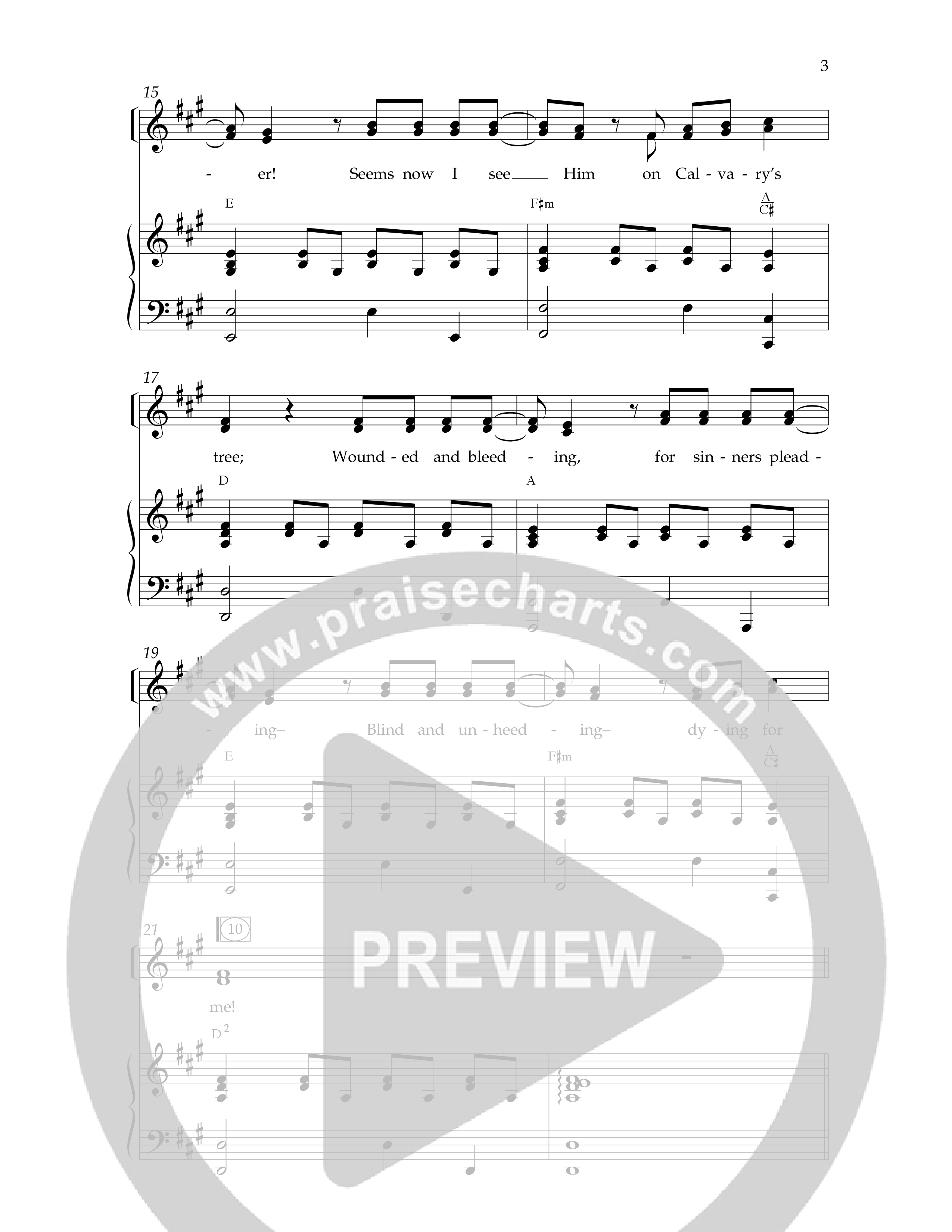 Blessed Redeemer (Choral Anthem SATB) Anthem (SATB/Piano) (Lifeway Choral / Arr. Dennis Allen)