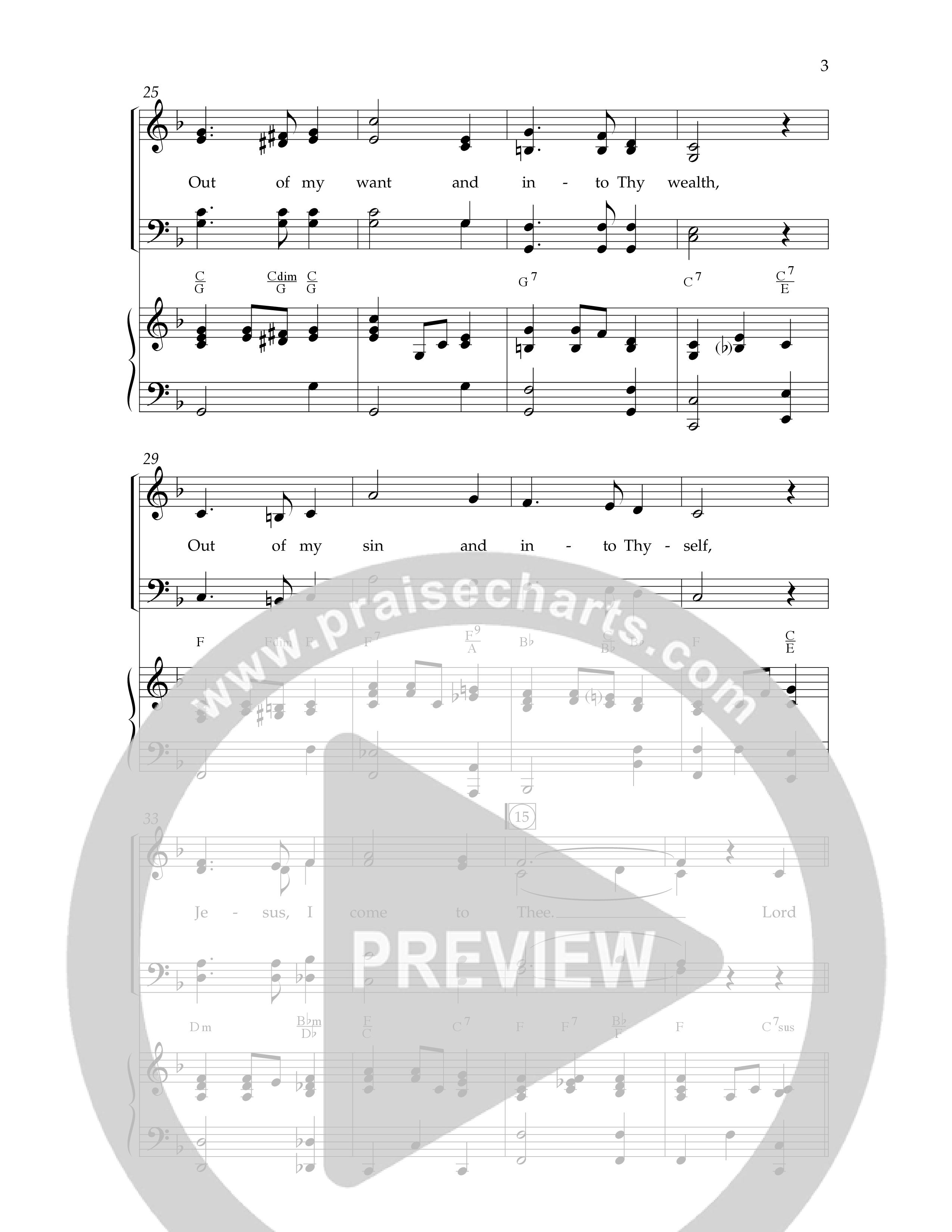 Jesus I Come Medley (with Whiter Than Snow, The Blood Will Never Lose Its Power) (Choral Anthem SATB) Anthem (SATB/Piano) (Lifeway Choral / Arr. Dennis Allen)