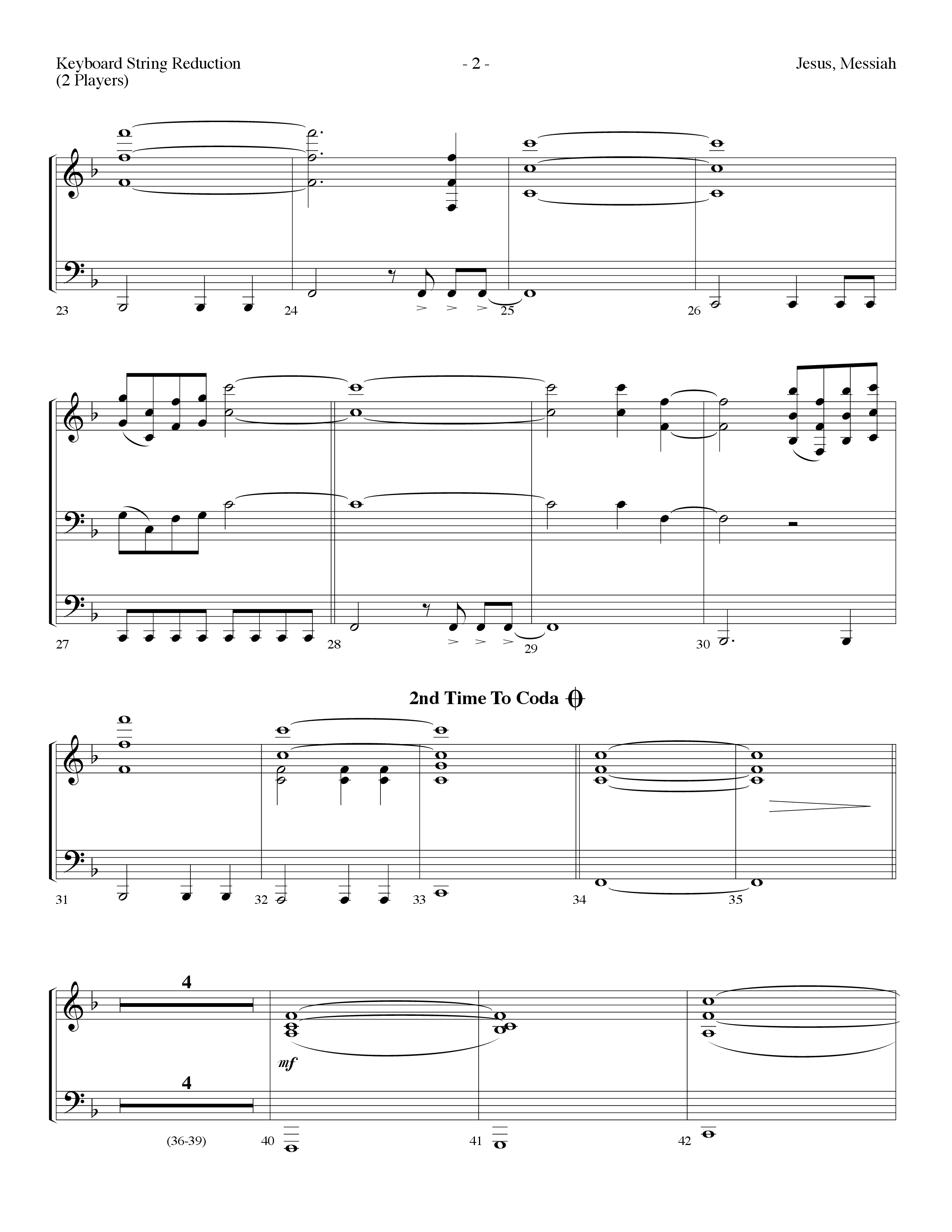 Jesus Messiah (Choral Anthem SATB) String Reduction (Lifeway Choral / Arr. Dennis Allen)