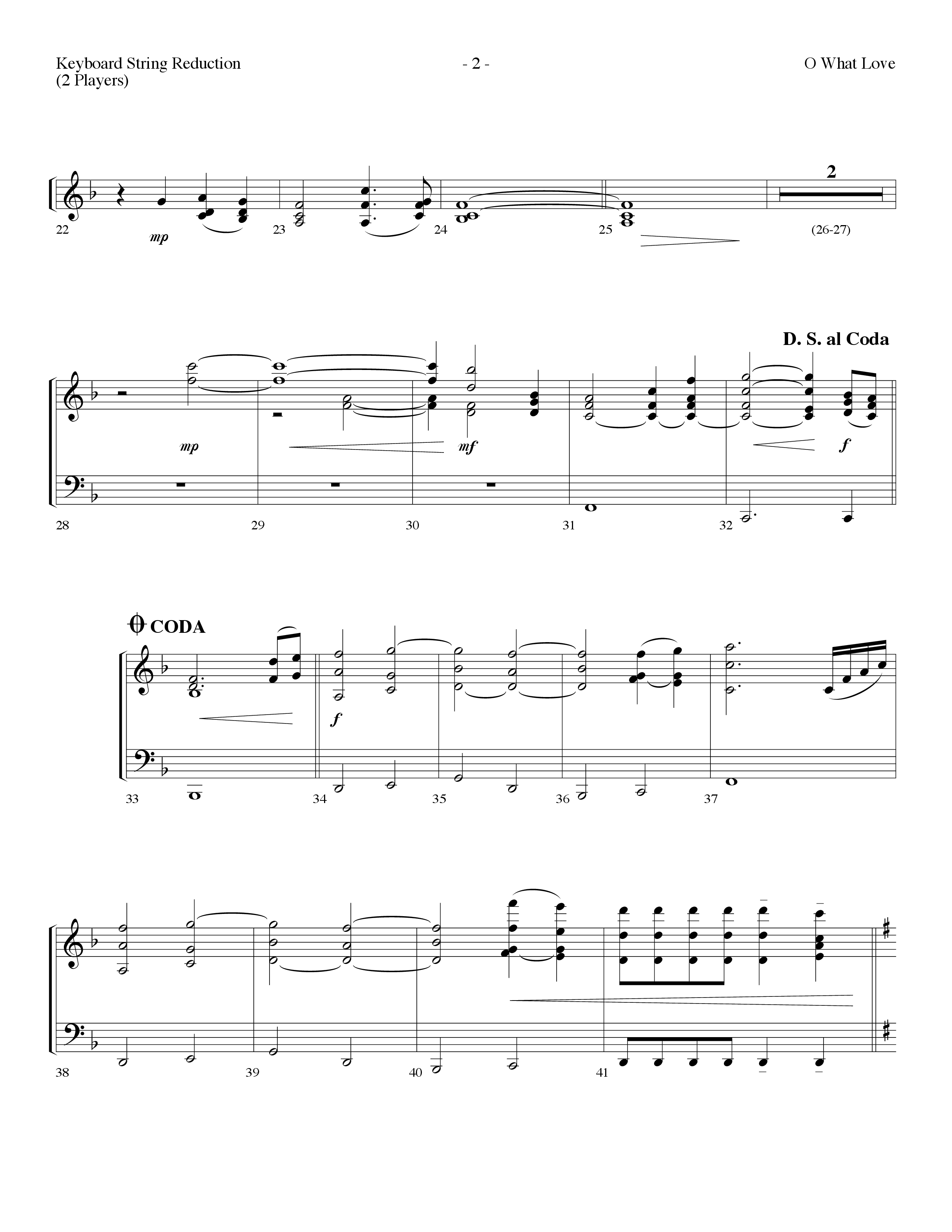 O What Love (Choral Anthem SATB) String Reduction (Lifeway Choral / Arr. Dennis Allen)