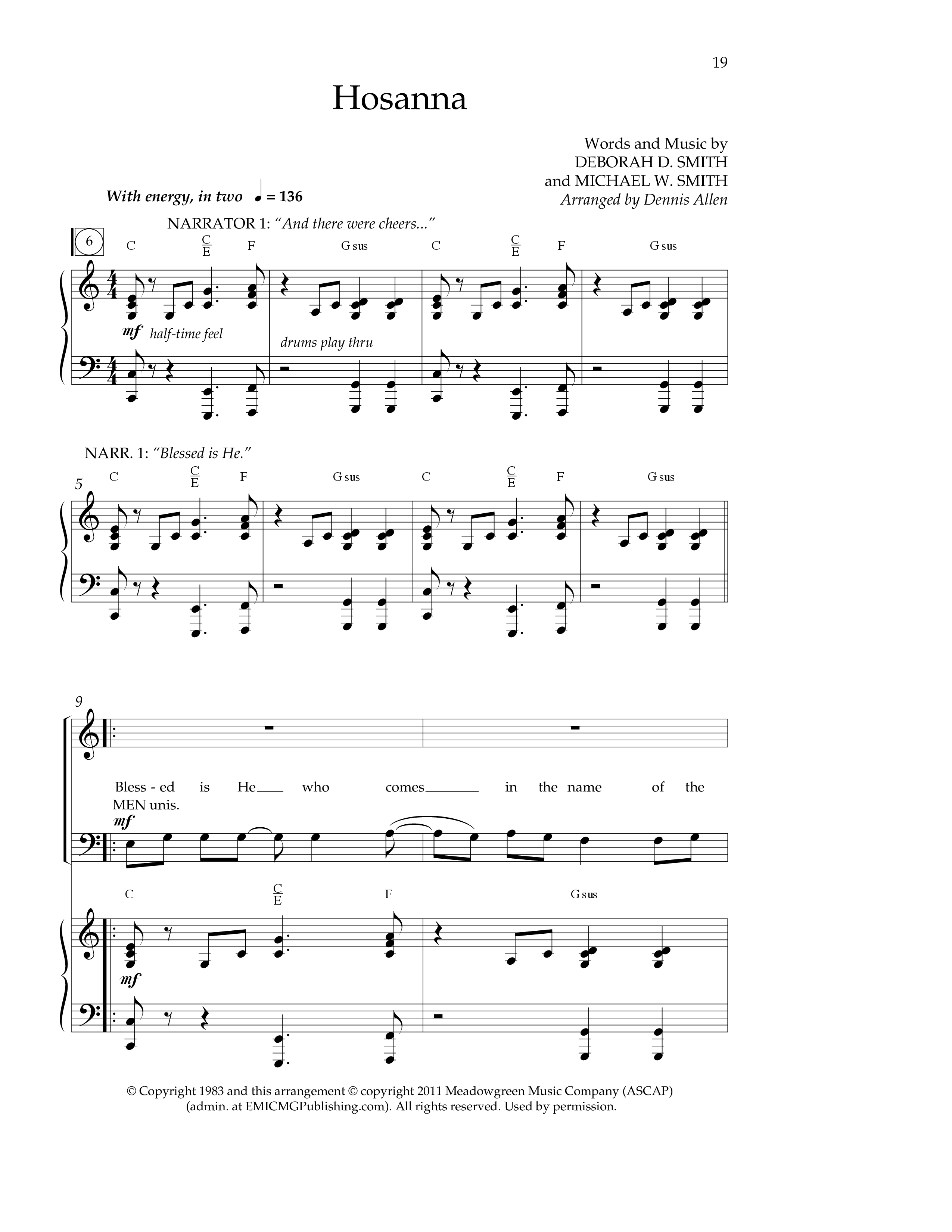 Near The Cross (9 Song Choral Collection) Song 2 (Piano SATB) (Lifeway Choral / Arr. Dennis Allen)