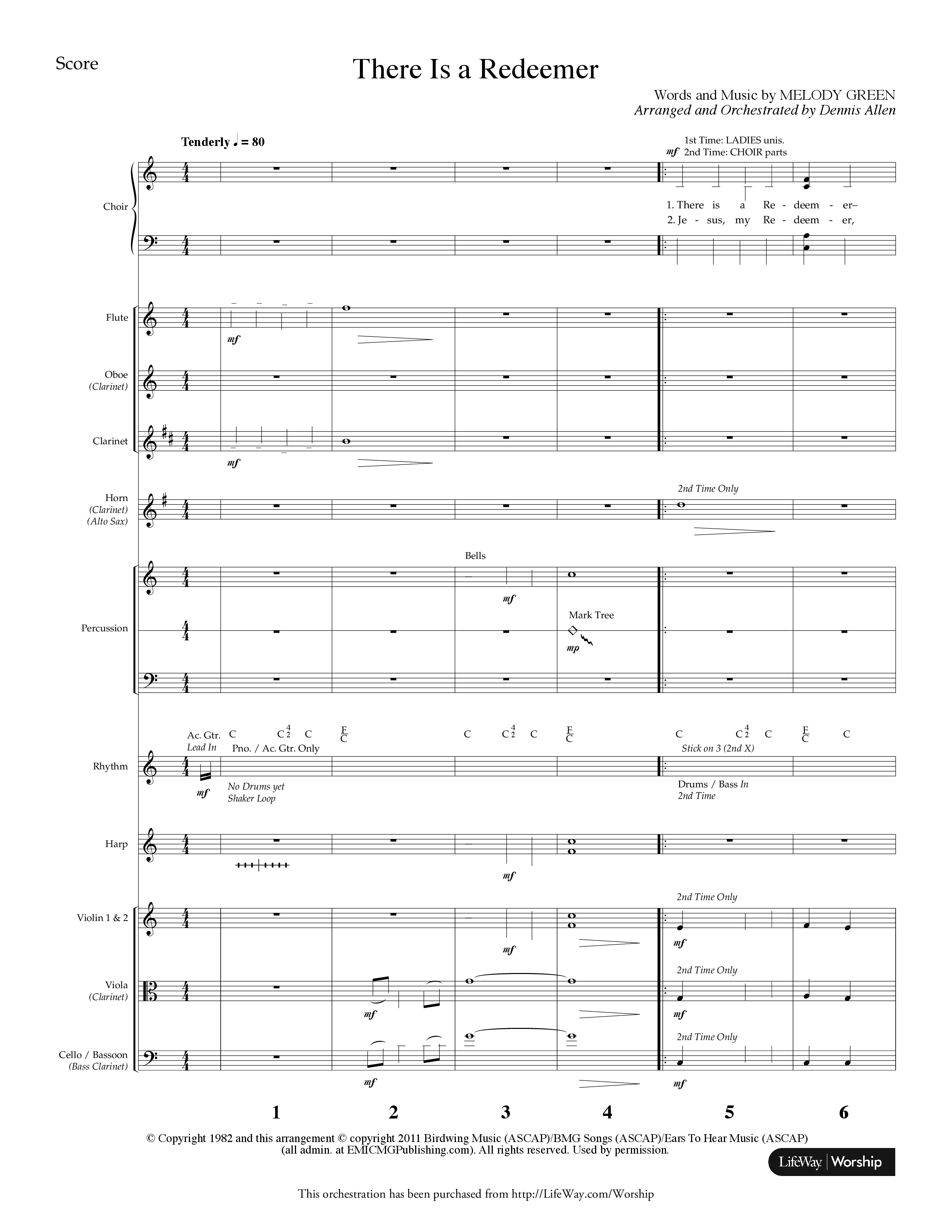 Near The Cross (9 Song Choral Collection) Song 3 (Orchestration) (Lifeway Choral / Arr. Dennis Allen)