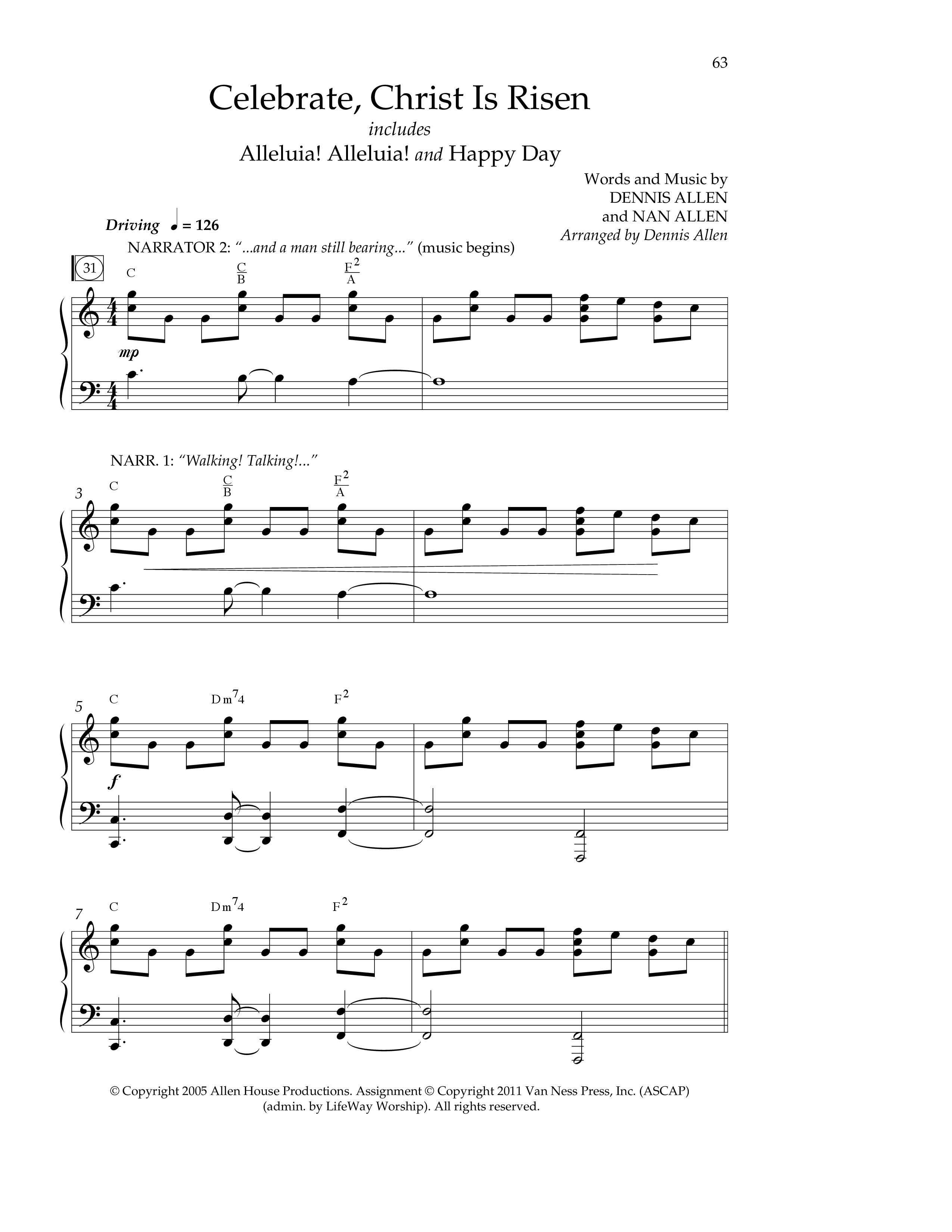 Near The Cross (9 Song Choral Collection) Song 7 (Piano SATB) (Lifeway Choral / Arr. Dennis Allen)