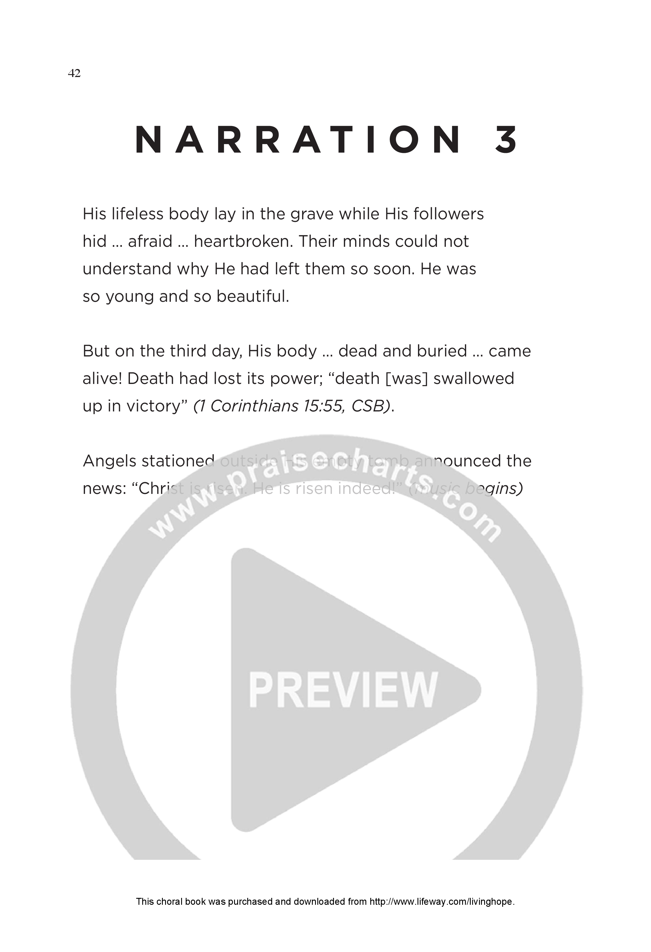 Living Hope (6 Song Choral Collection) Instructions (Lifeway Choral / Arr. Dennis Allen)