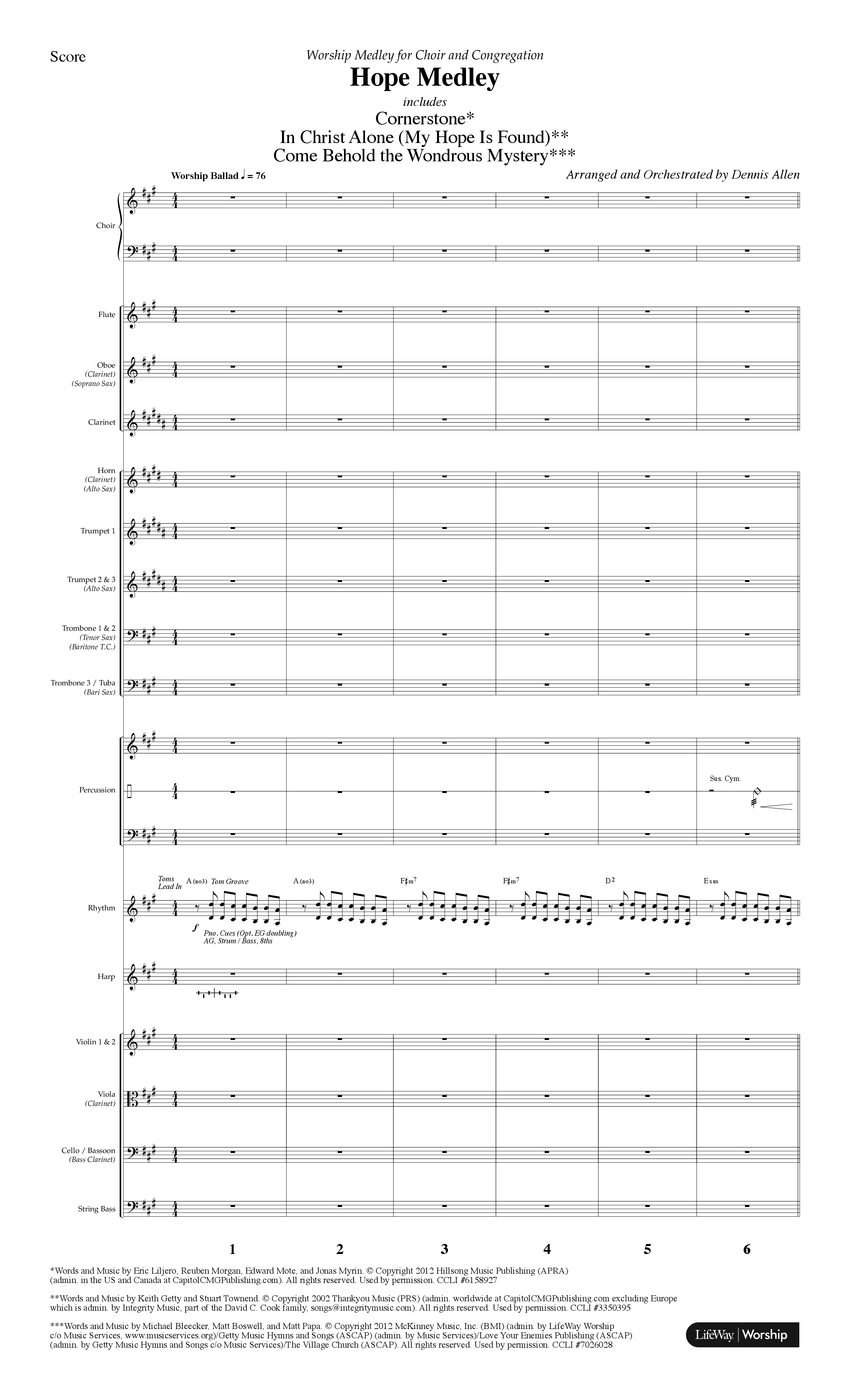 Living Hope (6 Song Choral Collection) Song 2 (Orchestration) (Lifeway Choral / Arr. Dennis Allen)