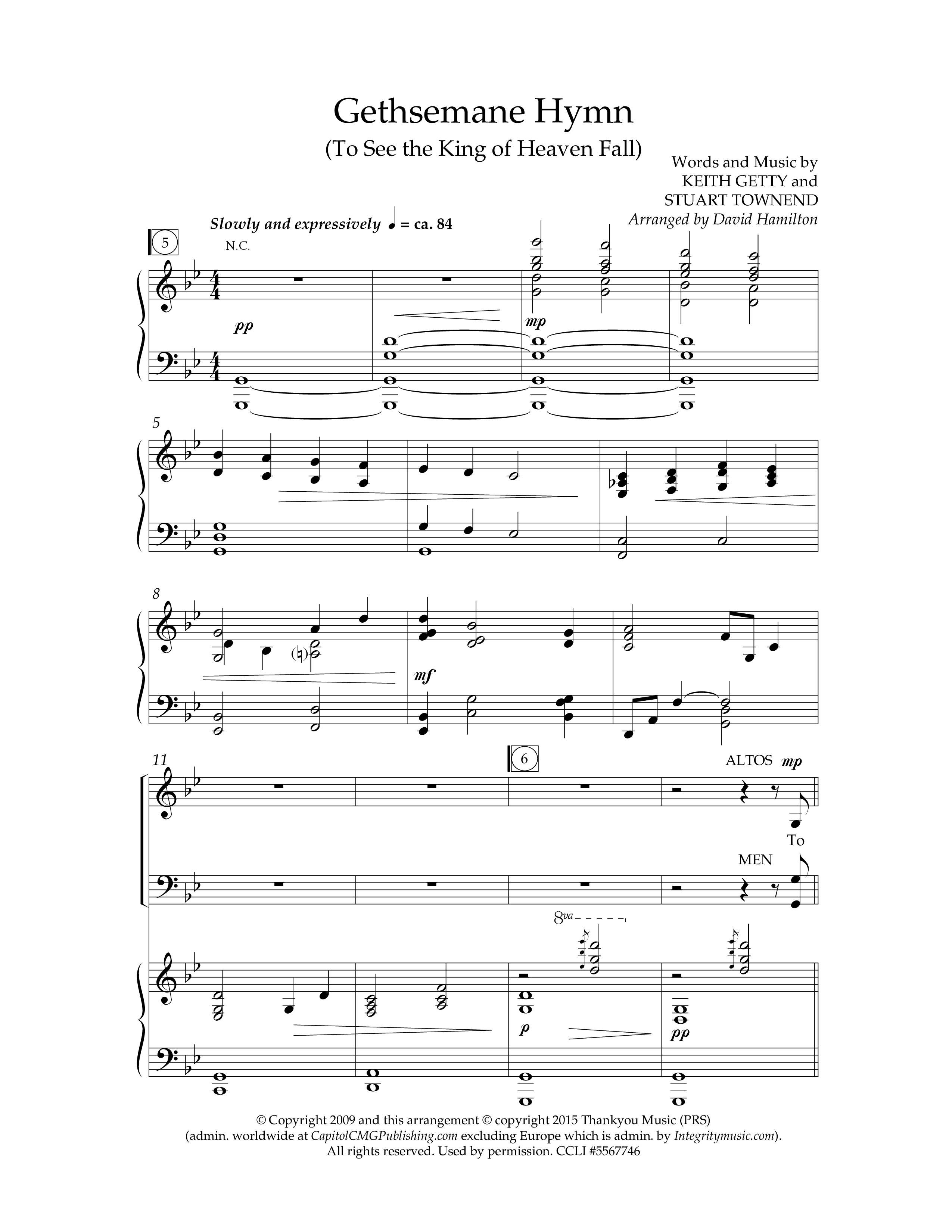 The Power Of The Cross (4 Song Choral Collection) Song 2 (Piano SATB) (Lifeway Choral / Arr. David Hamilton)