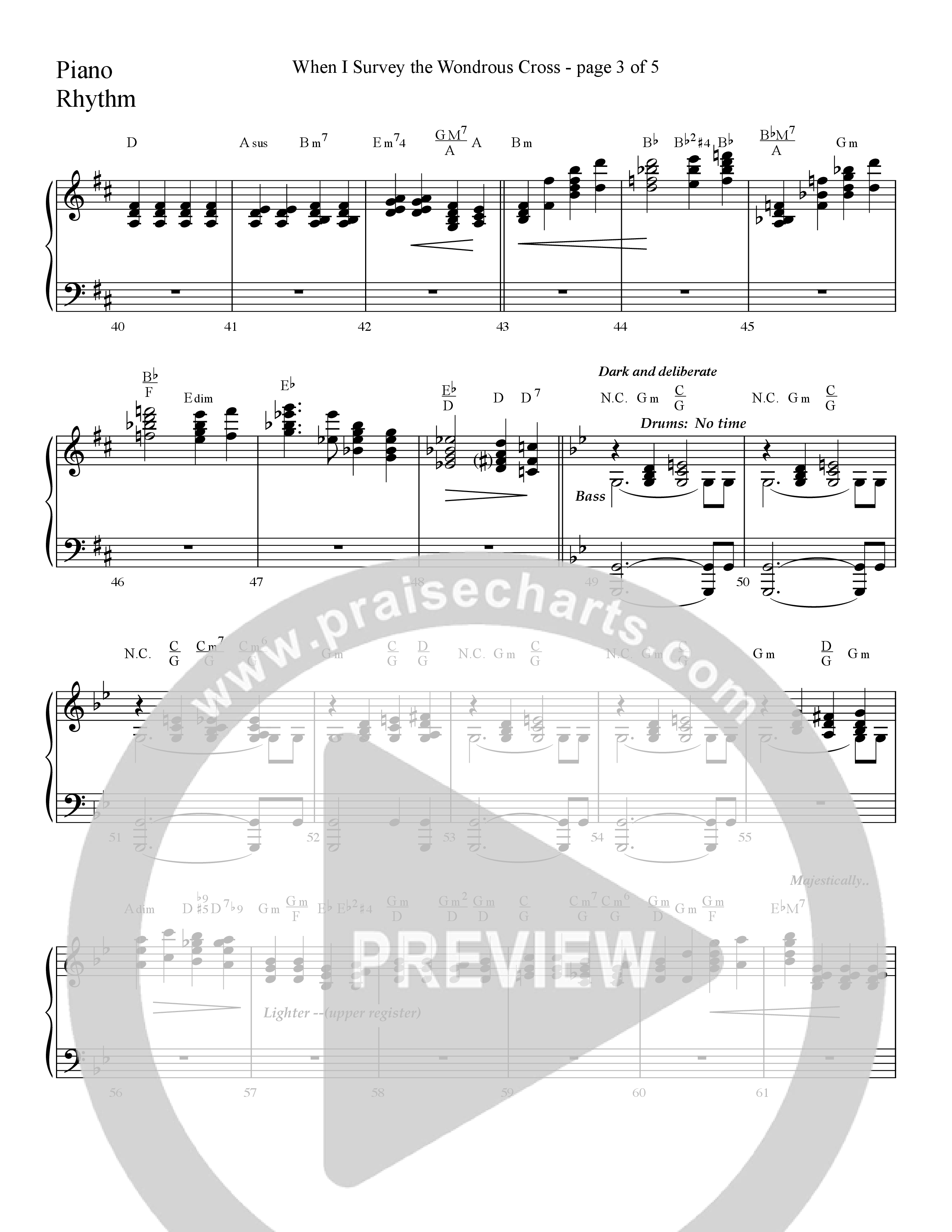 The Power Of The Cross (4 Song Choral Collection) Song 4 (Rhythm) (Lifeway Choral / Arr. David Hamilton)