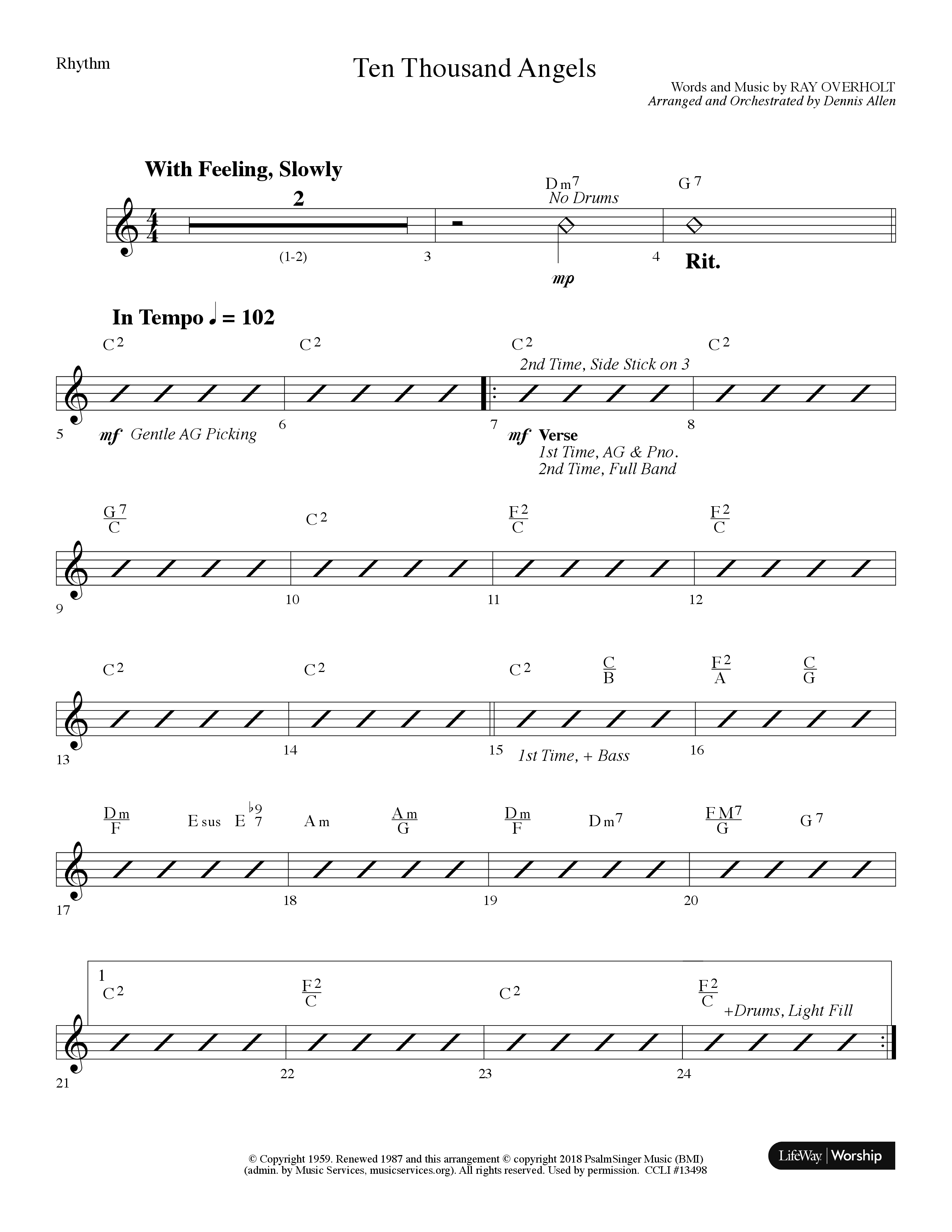 Victor's Crown (6 Song Choral Collection) Song 3 (Lead & Chords) (Lifeway Choral / Arr. Dennis Allen)