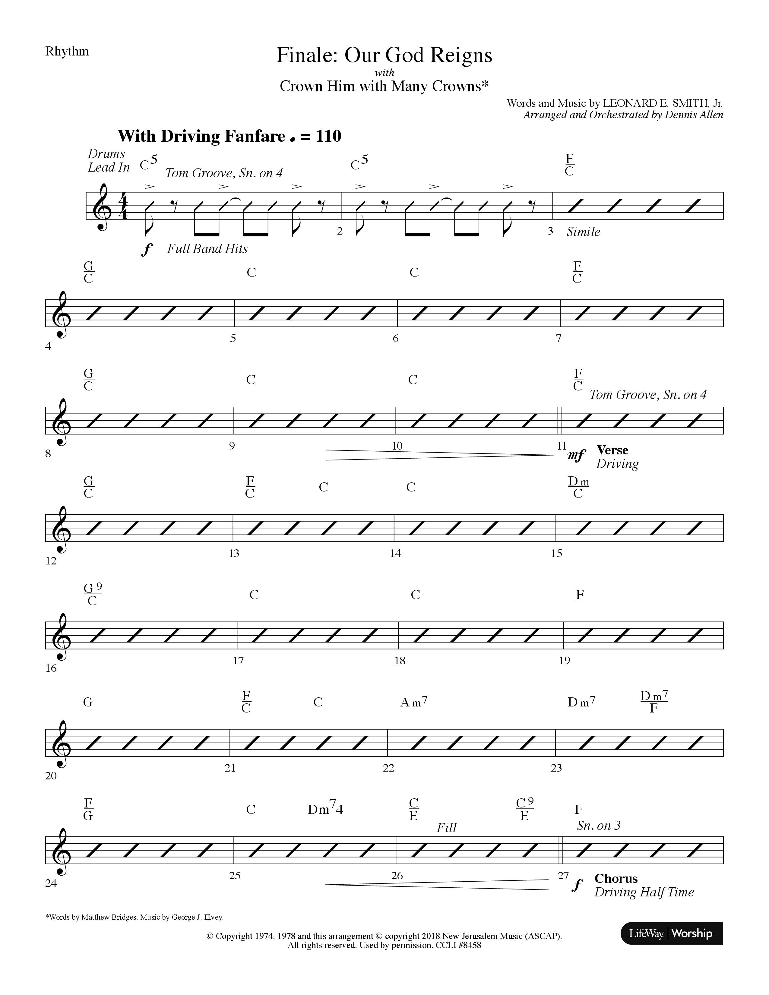 Victor's Crown (6 Song Choral Collection) Song 6 (Lead & Chords) (Lifeway Choral / Arr. Dennis Allen)