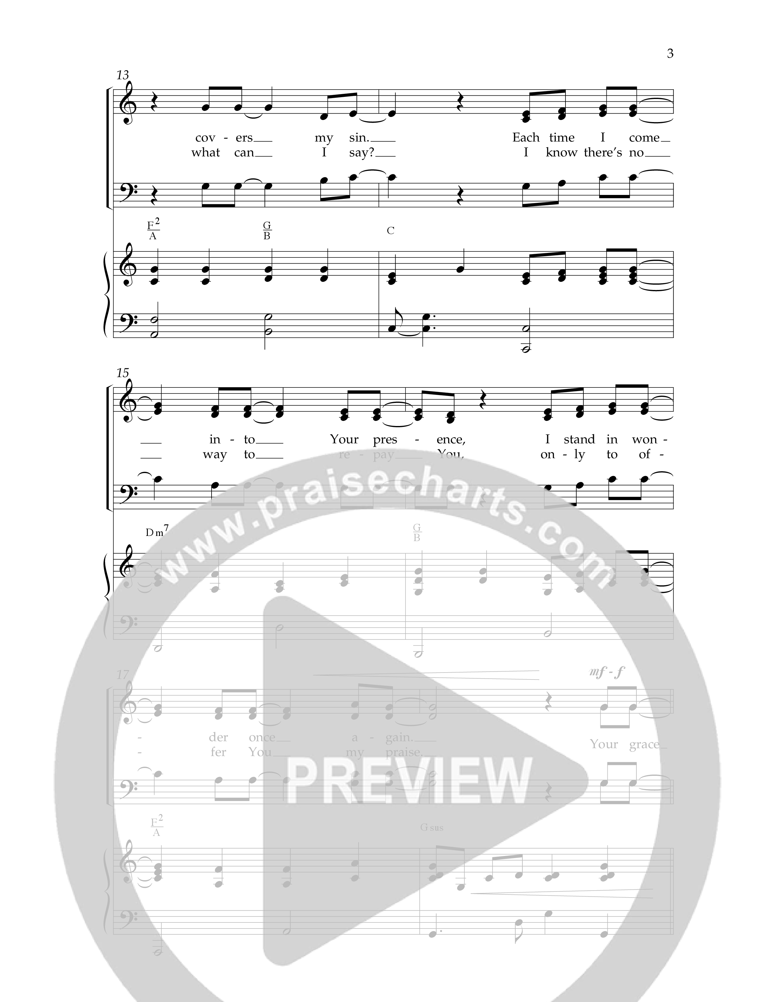 Your Grace Still Amazes Me (8 Song Choral Collection) Song 5 (Piano SATB) (Lifeway Choral / Arr. Dennis Allen)