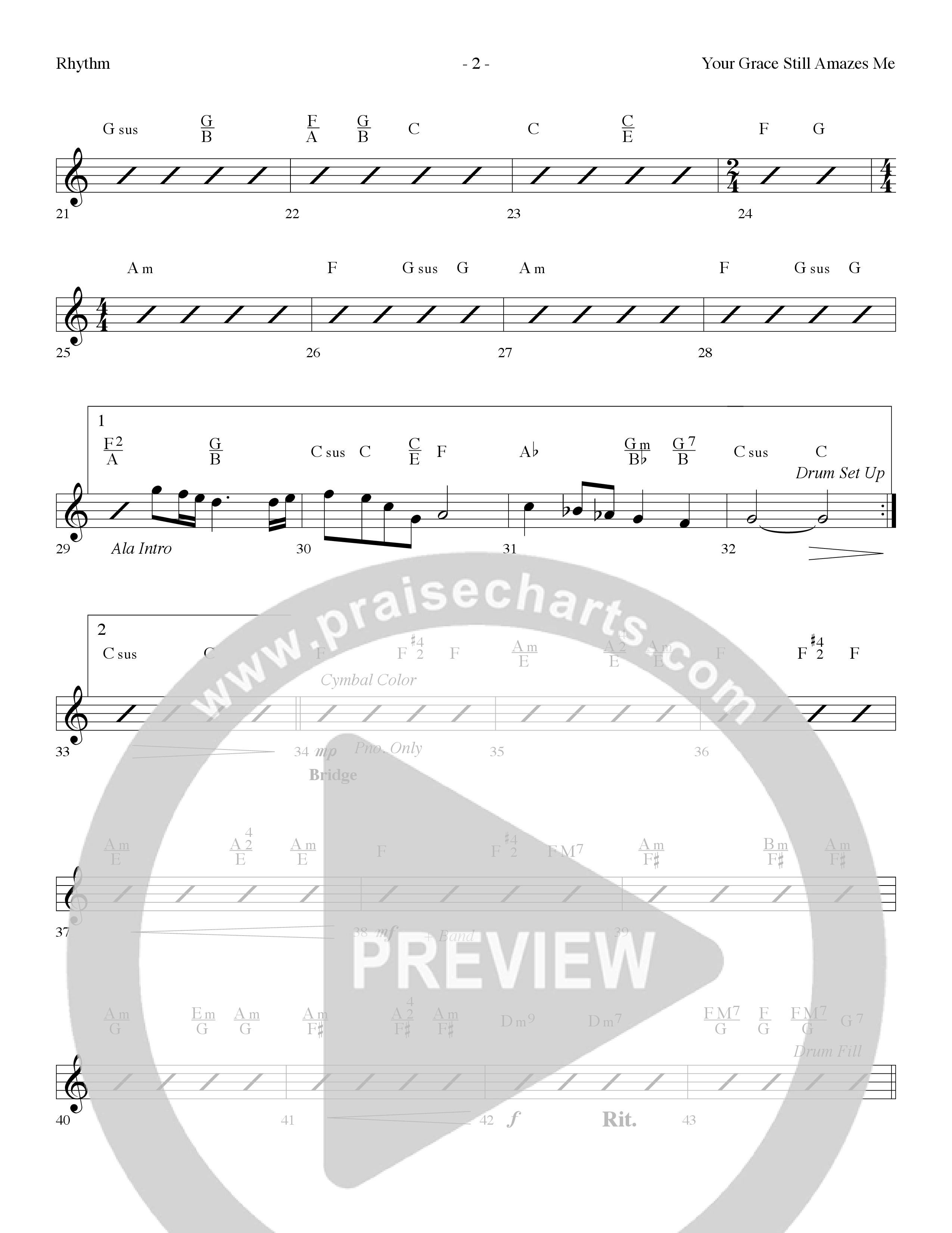 Your Grace Still Amazes Me (8 Song Choral Collection) Song 5 (Rhythm) (Lifeway Choral / Arr. Dennis Allen)