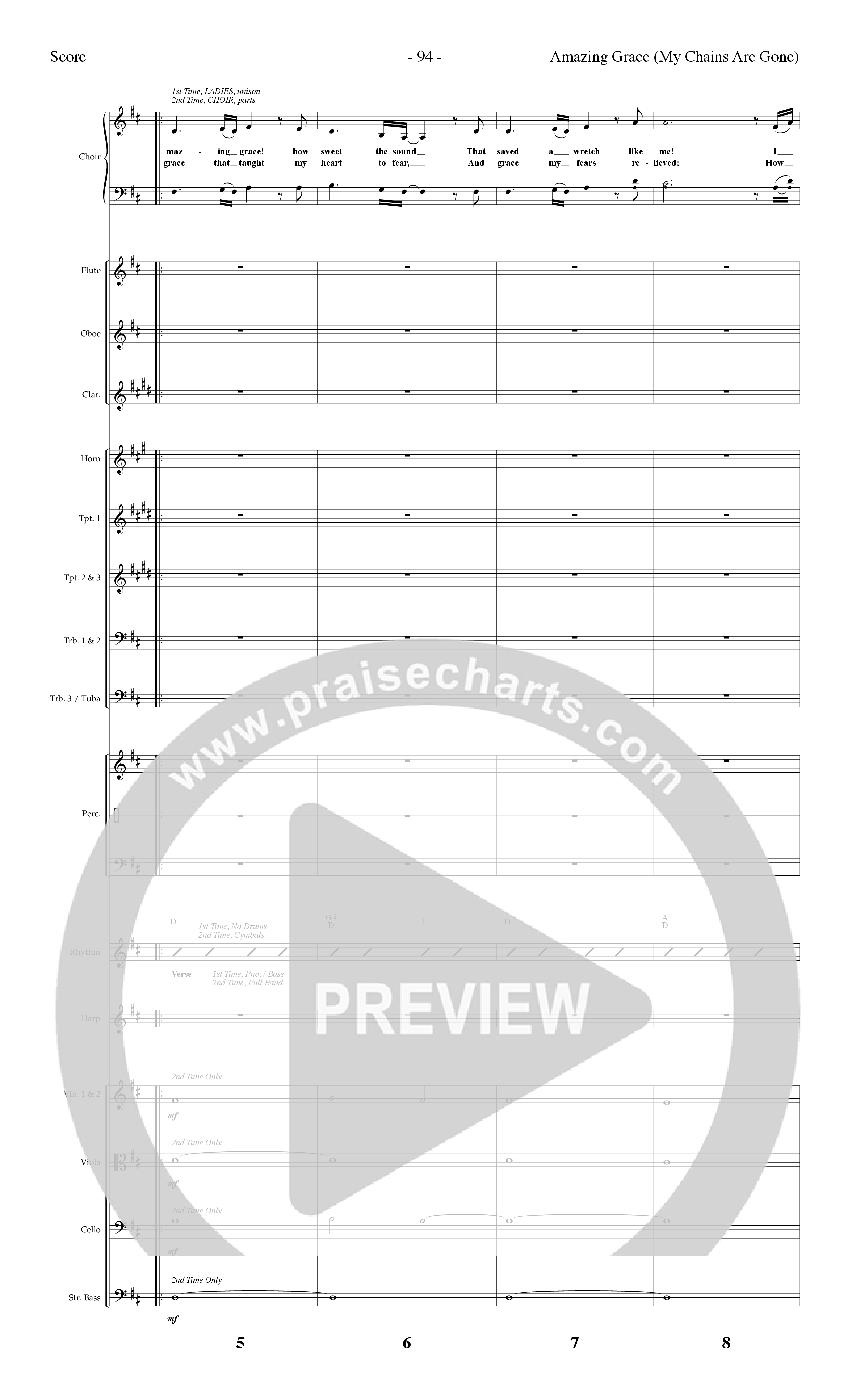 Your Grace Still Amazes Me (8 Song Choral Collection) Song 7 (Orchestration) (Lifeway Choral / Arr. Dennis Allen)