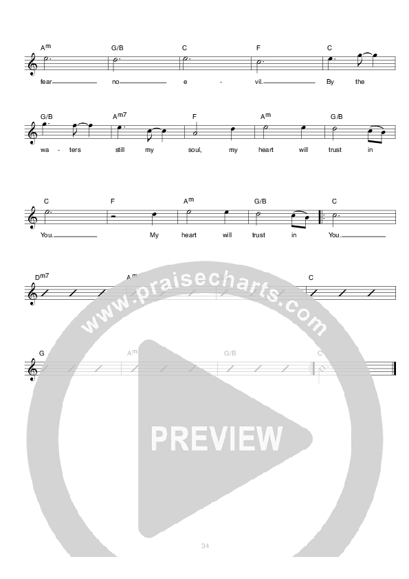 My Heart Will Trust Lead & Piano (Hillsong Worship)