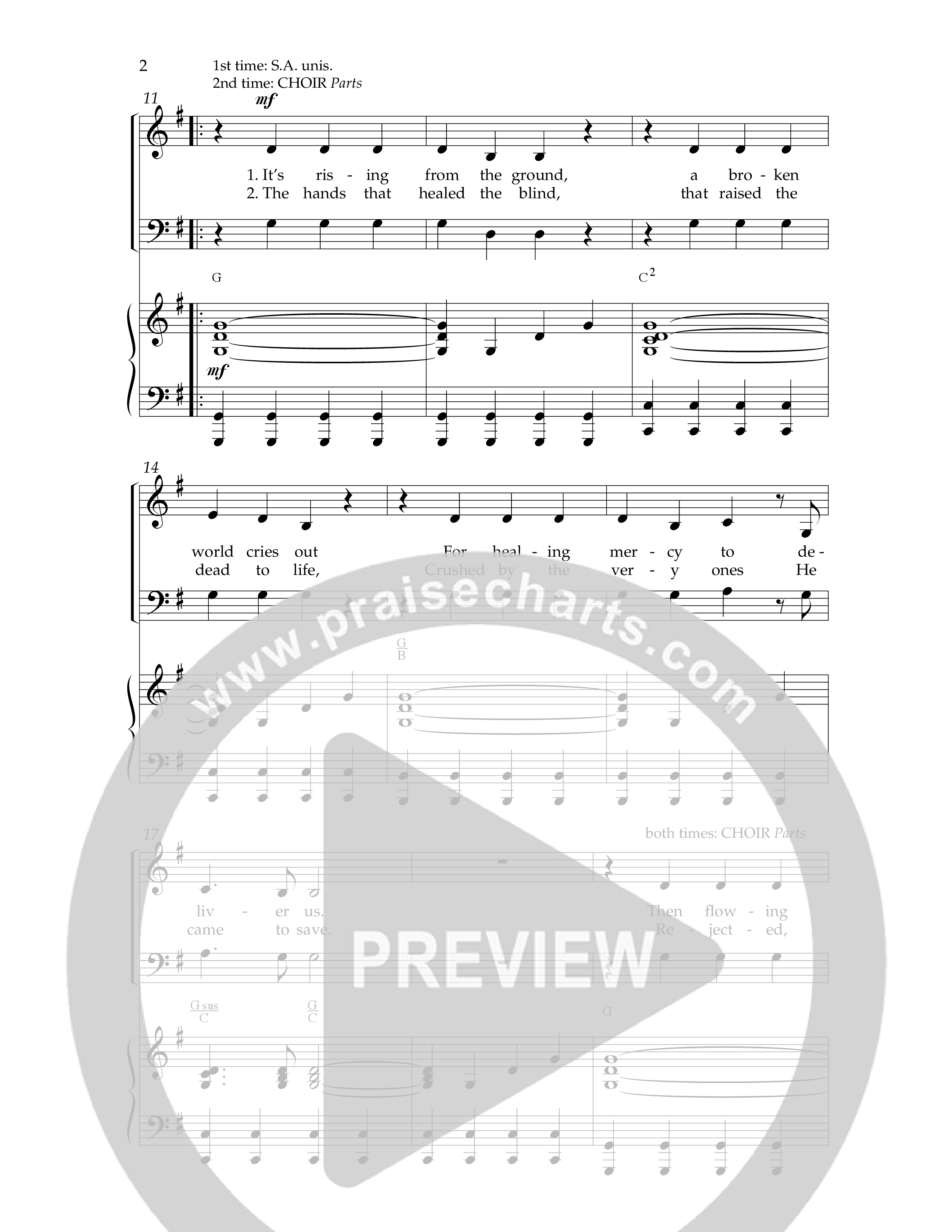 Hallelujah To The King (with Christ The Lord Is Risen Today) (Choral Anthem SATB) Anthem (SATB/Piano) (Lifeway Choral / Arr. Dennis Allen)
