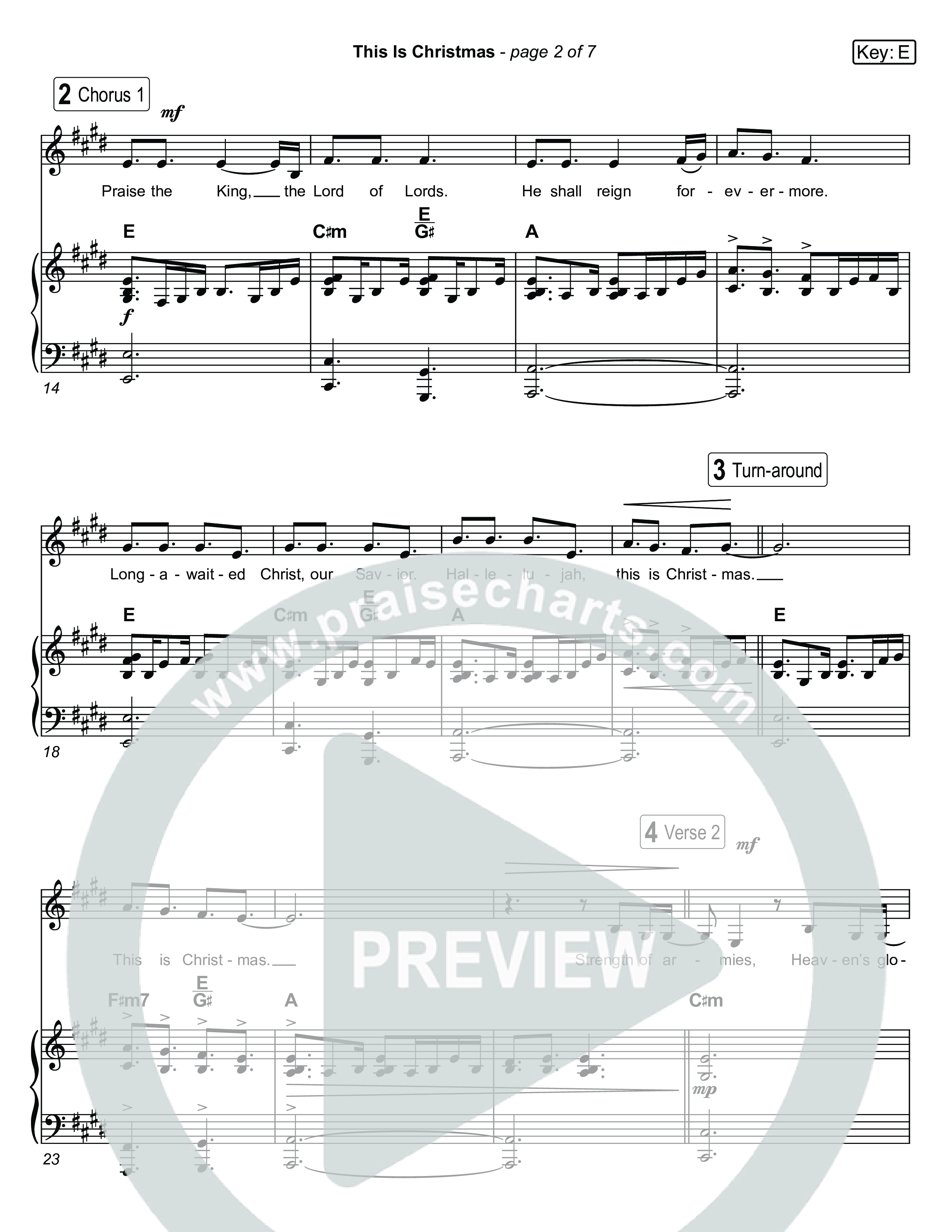 This Is Christmas (Live) Piano/Vocal (SATB) (Museum Of The Bible / Tasha Layton / Indiana Wesleyan University Choir / Arr. Keith Everett Smith)